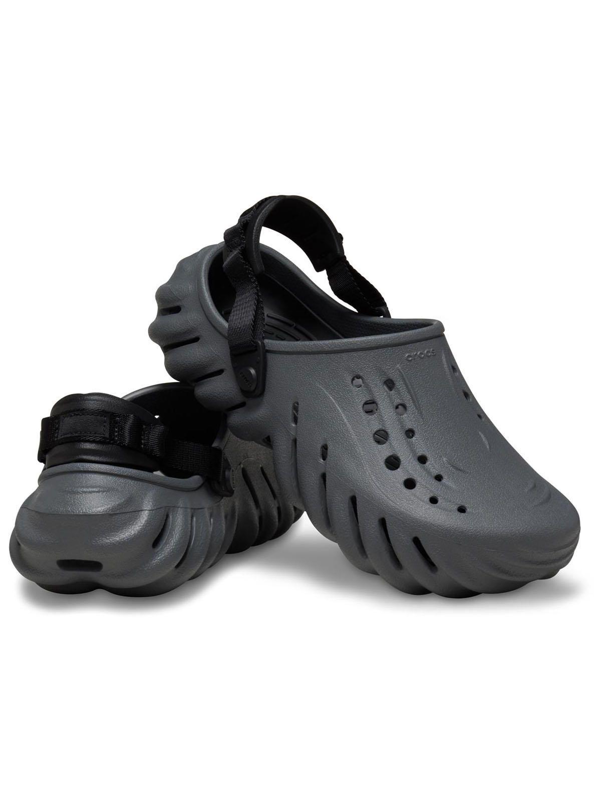 Zueco Crocs Hombre Echo Clog Sltgry Gris-3