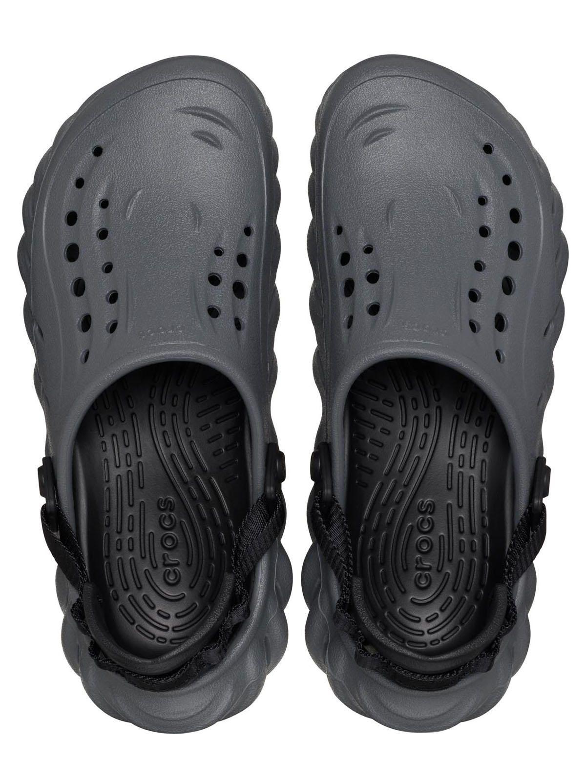 Zueco Crocs Hombre Echo Clog Sltgry Gris-4