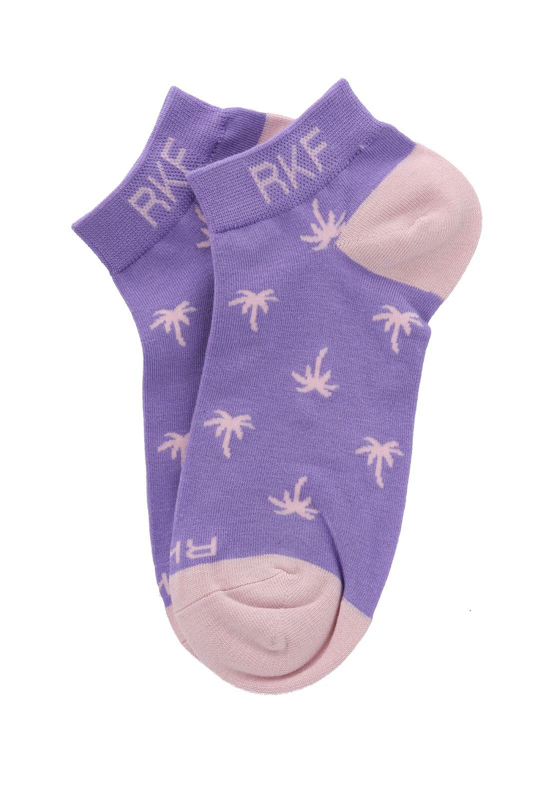 Calcetin Morado Rfv23W PePalm Mujer-2