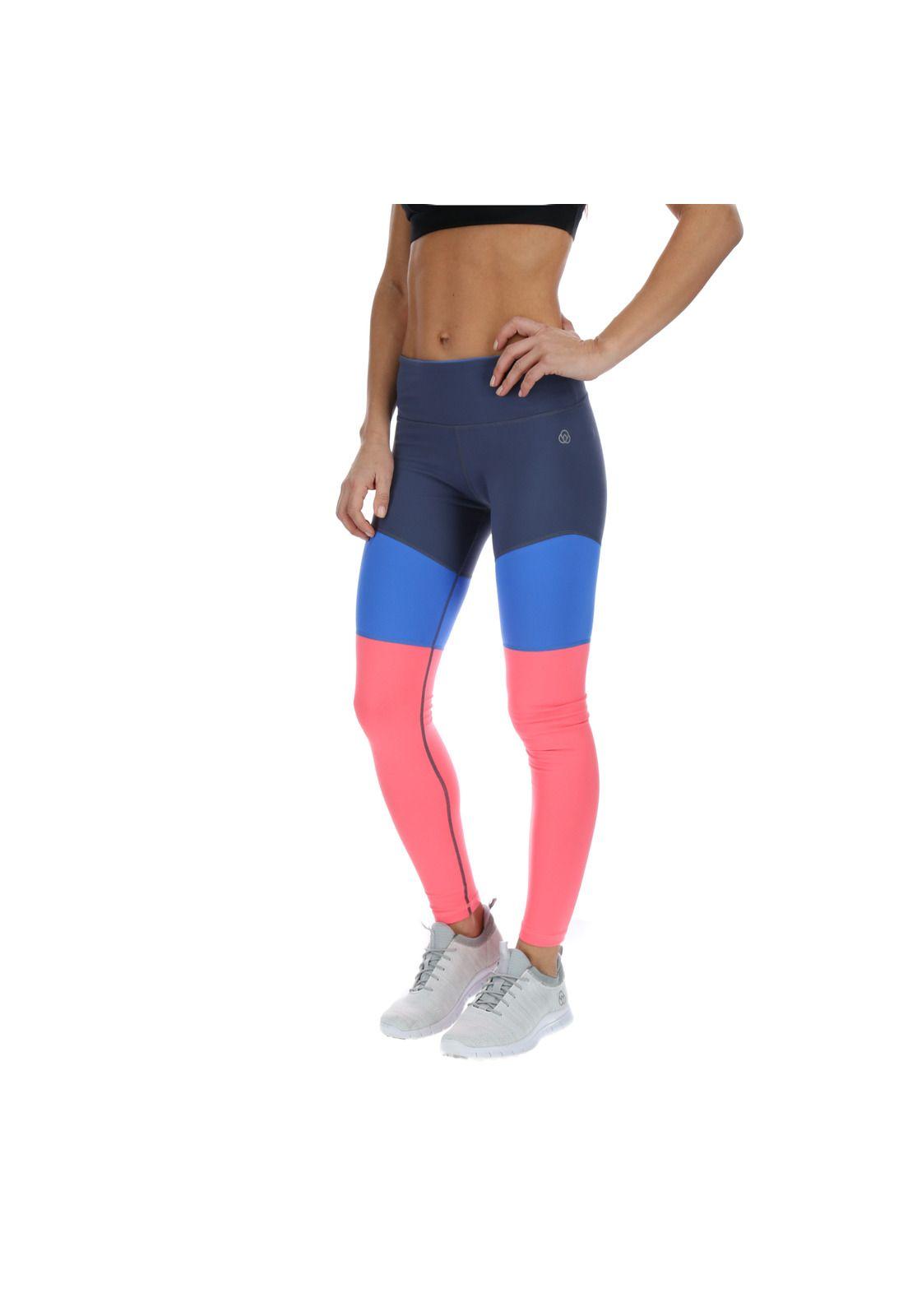 Calza Legging Tri Color Gris-1