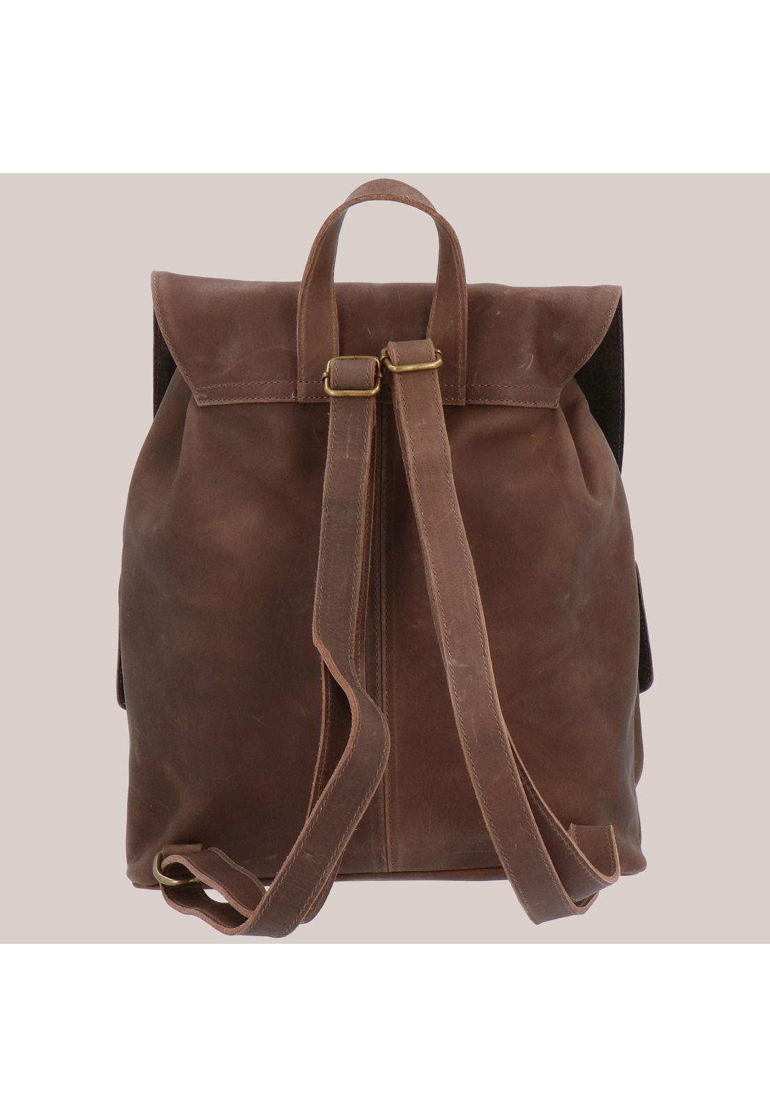 Mochila Cuero CdRkf Chocolate-2