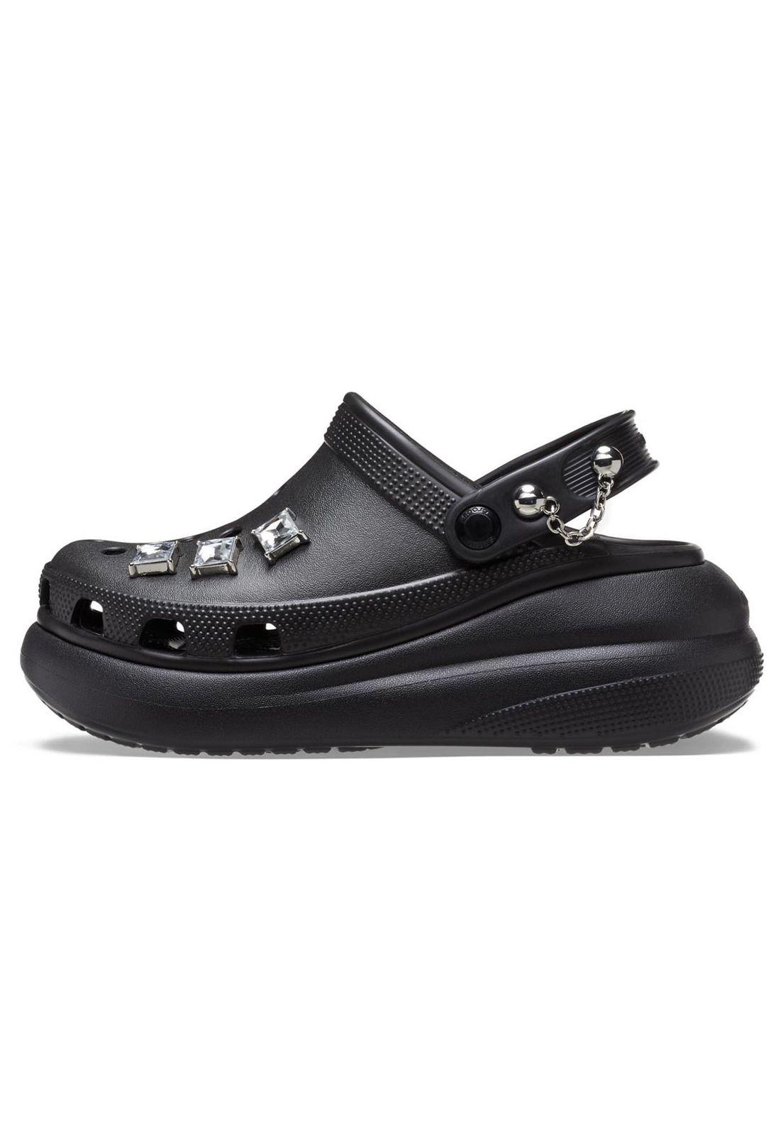 Zueco Mujer Crush Punk Clog Negro-1