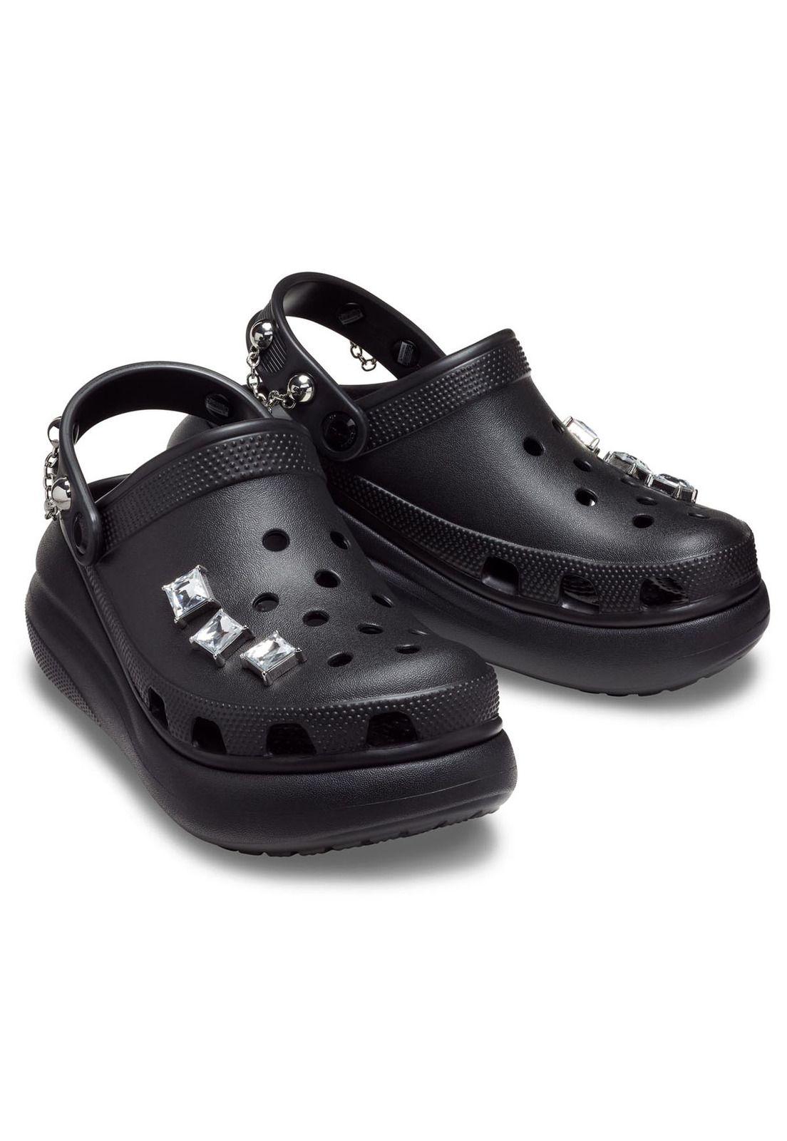 Zueco Mujer Crush Punk Clog Negro-3