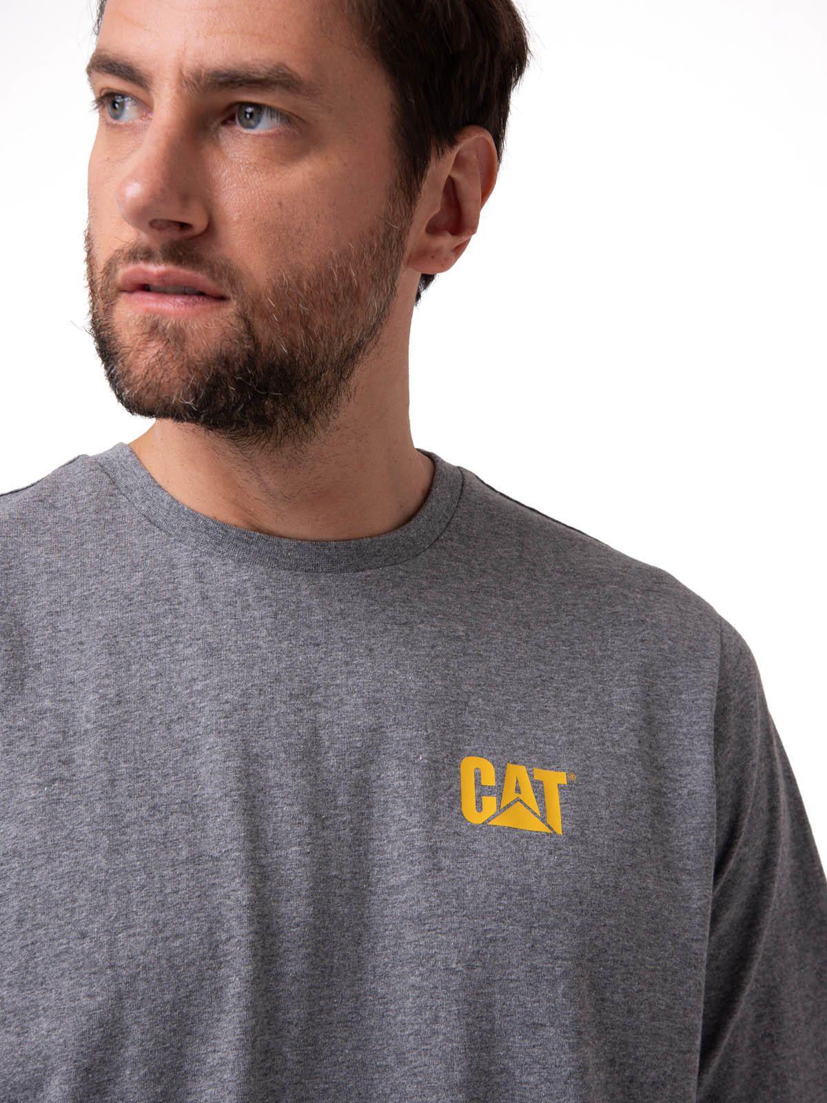 Polera Manga Corta Hombre Small Logo Gris-3