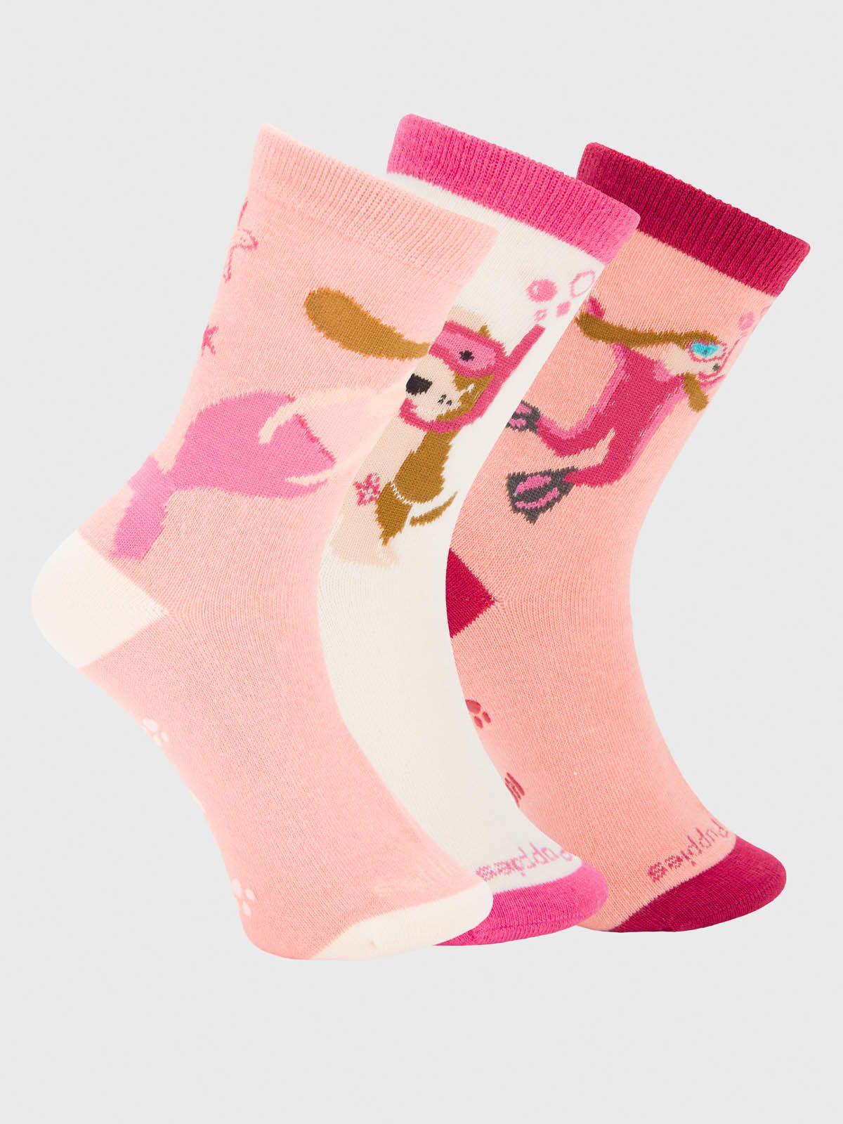 Pack 3 Calcetin Niña Dive Multicolor-4