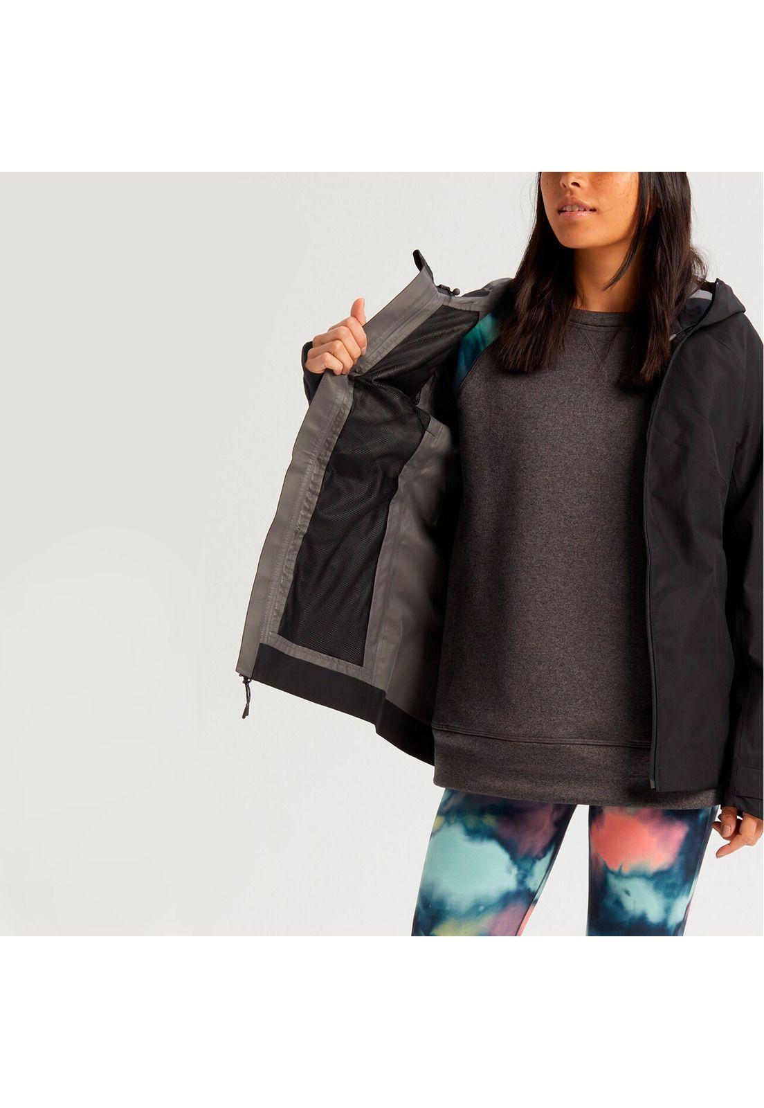Parka Mujer Packrite Rain Jacket Negro Burton-1