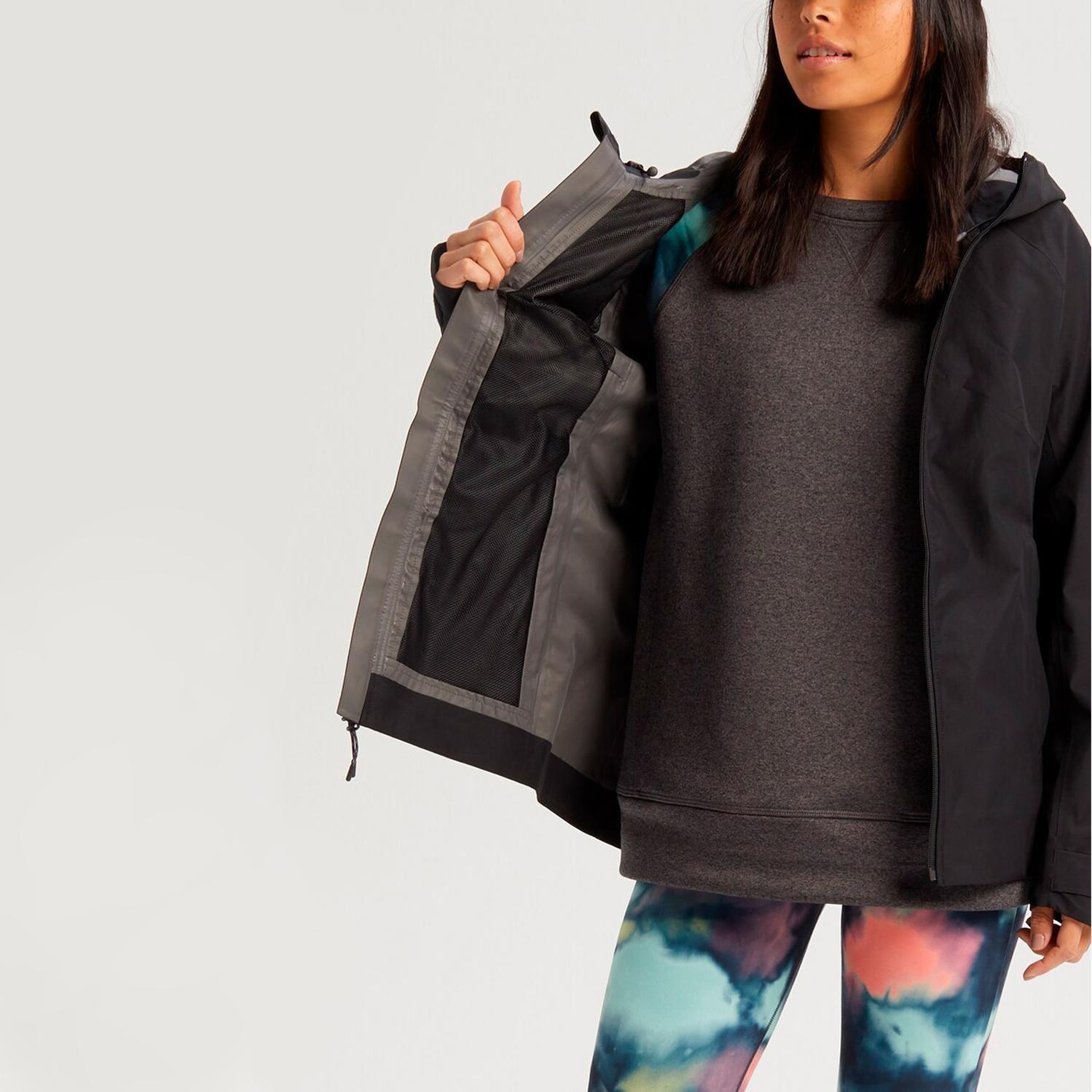 Parka Mujer Packrite Rain Jacket Negro Burton-1