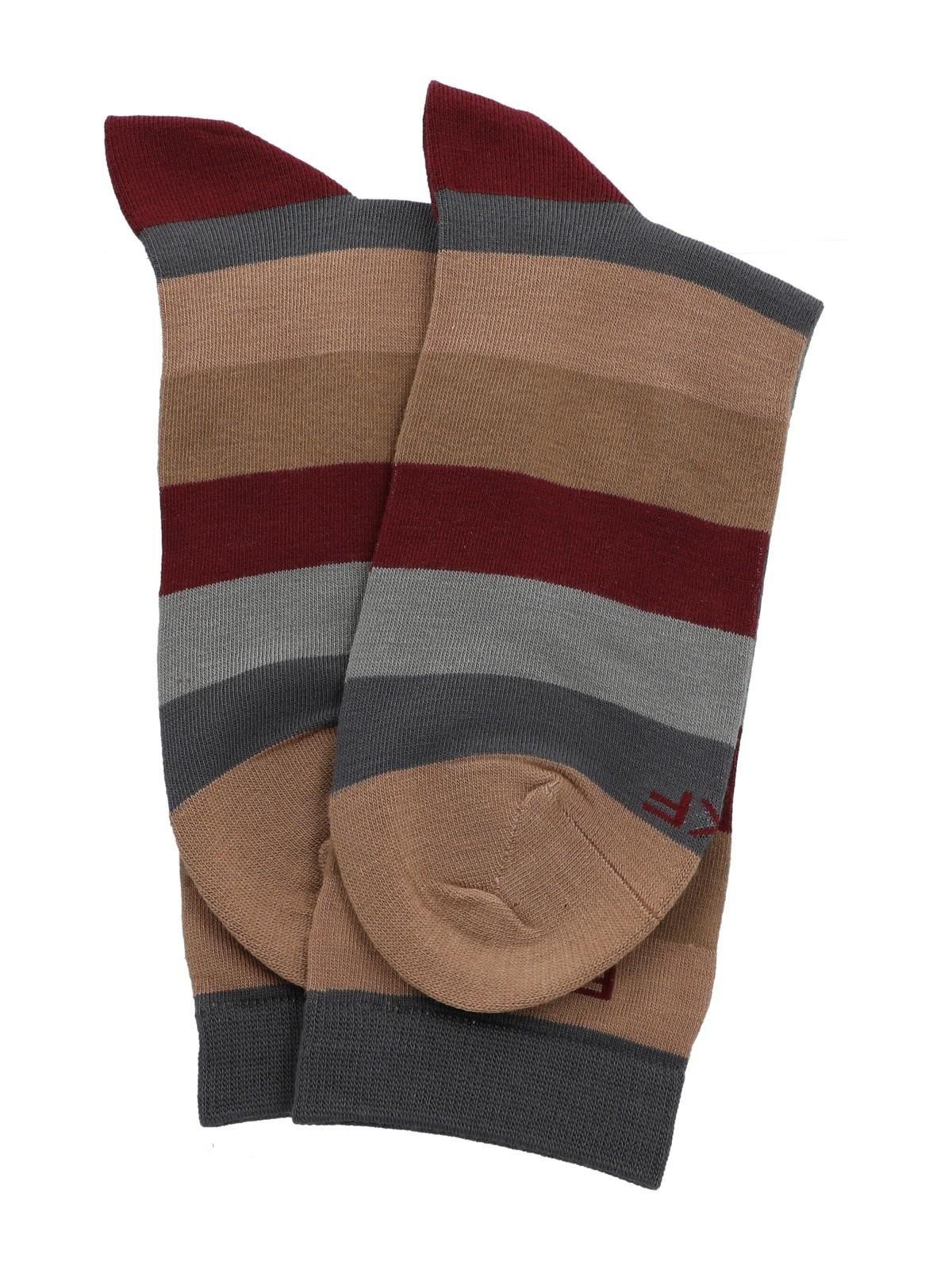 Calcetín Bambú Mujer C Block Multicolor-2