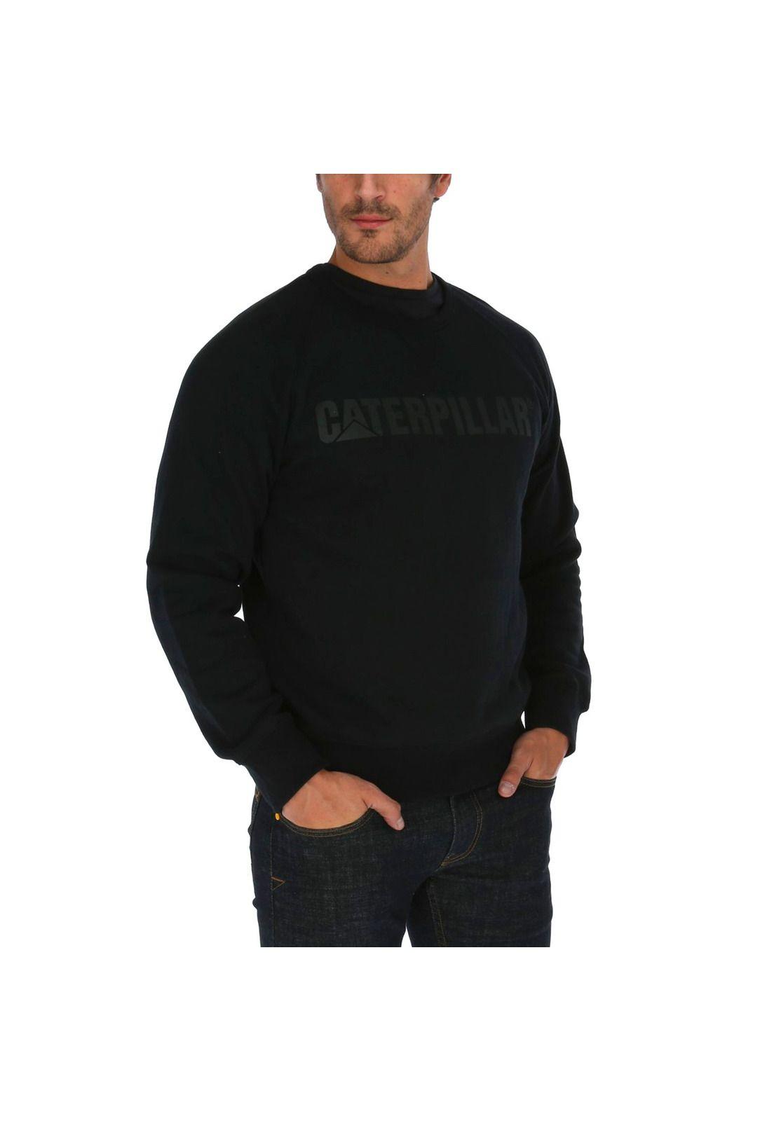 Poleron Hombre Traditional Crew Sweatshirt Negro-3