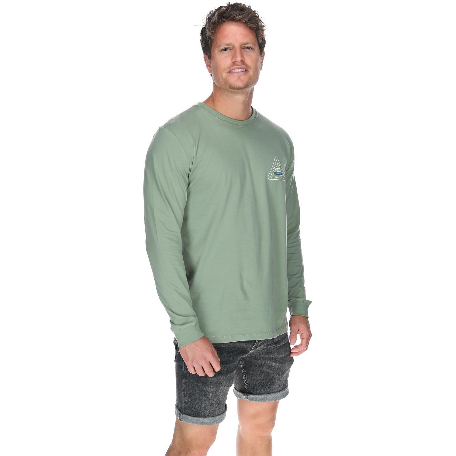 Polera M/L Hombre Walled Ls Verde-3