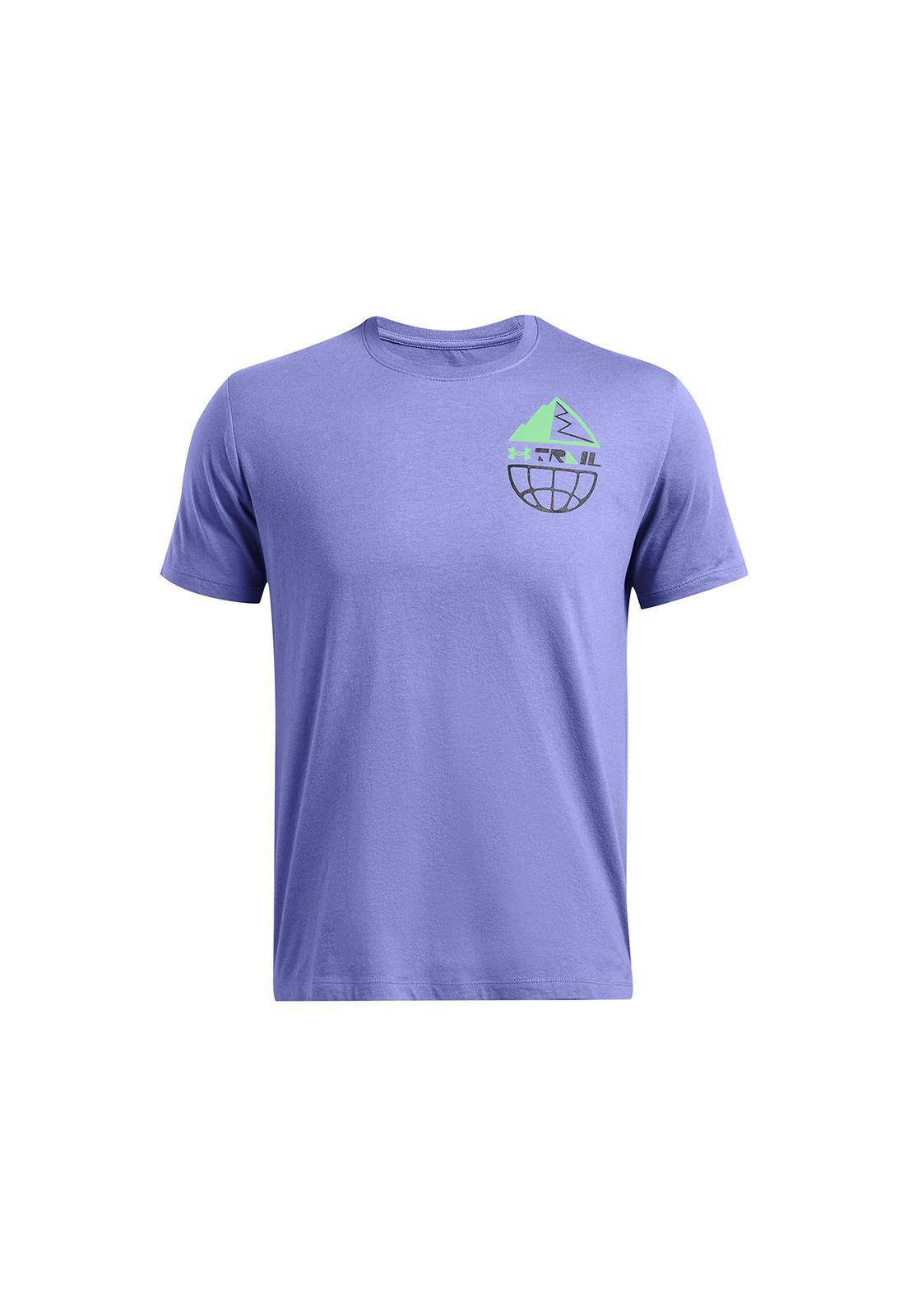 Polera Manga Corta Lnch Trl Hombre Morado-0