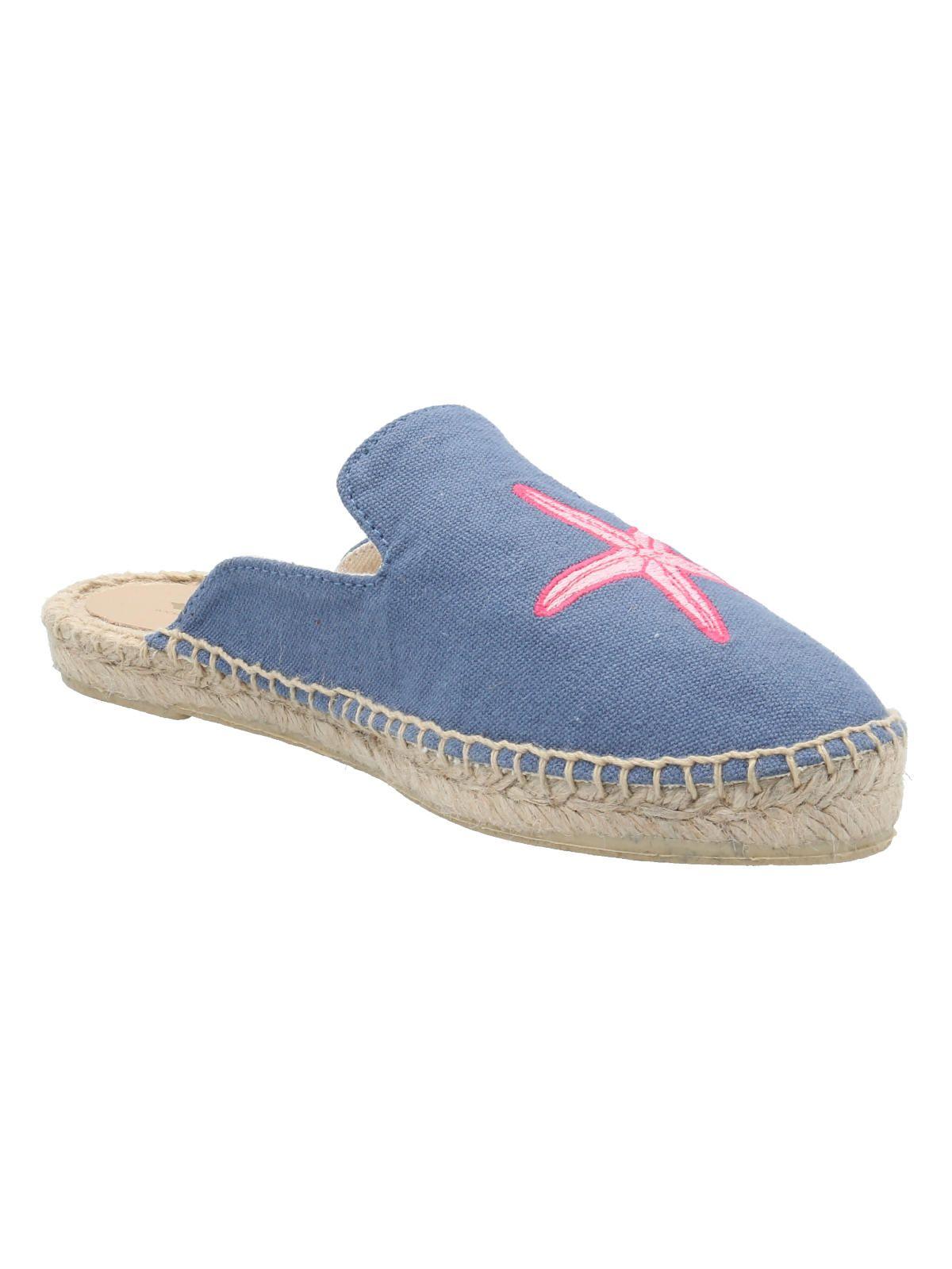 Alpargata Mujer Nera Celeste -1