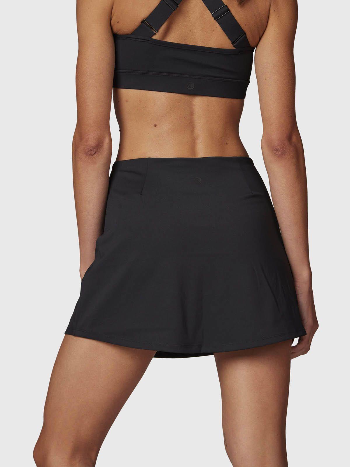 Falda Mujer Isabel Aloe Negra -3