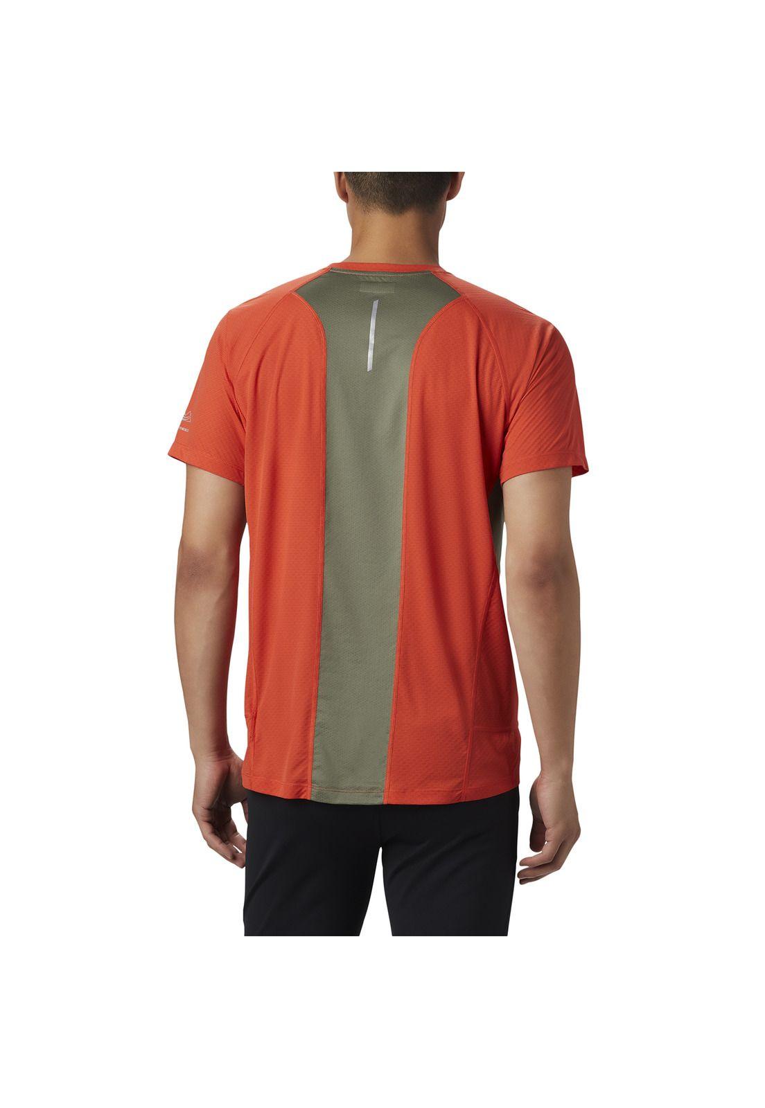 Polera M/C Hombre Titan Ultra Ii Ss Naranja-1