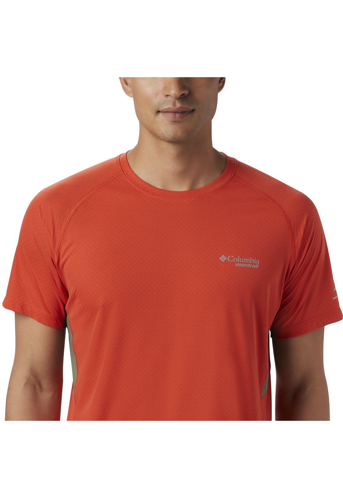 Polera M/C Hombre Titan Ultra Ii Ss Naranja-2