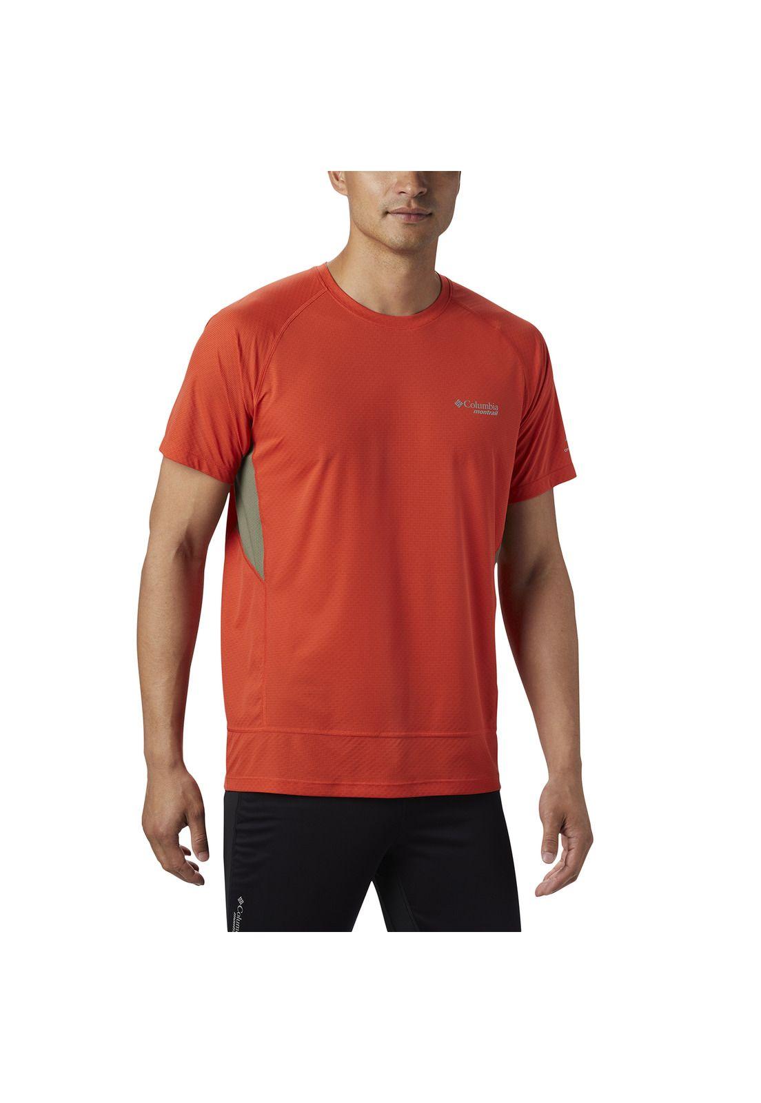 Polera M/C Hombre Titan Ultra Ii Ss Naranja-3