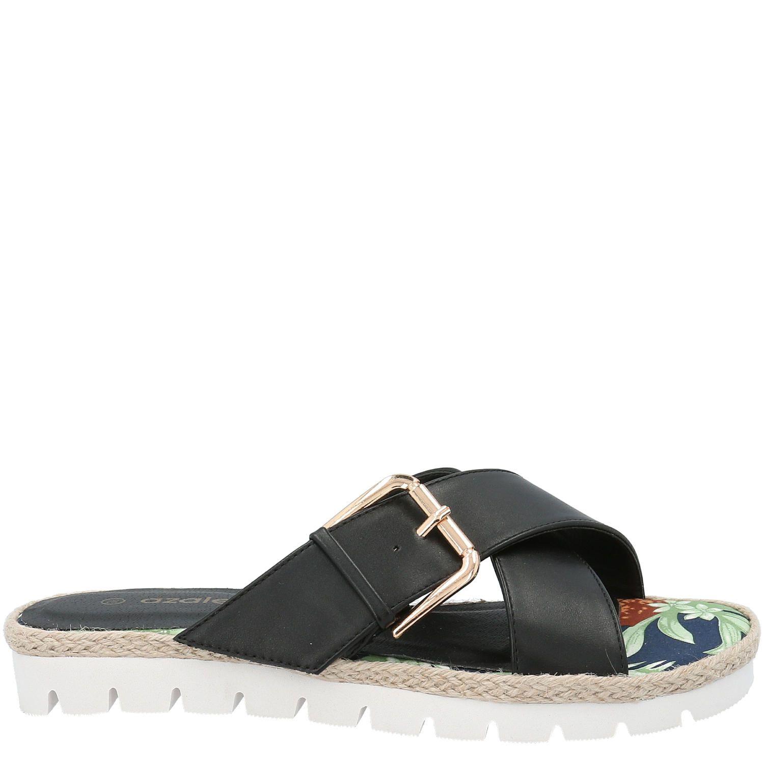 Sandalia Mujer May Negro-1