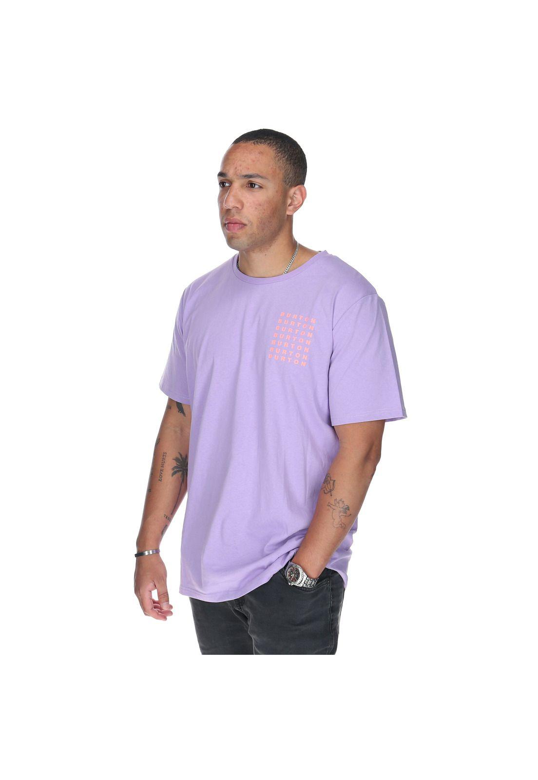 Polera M/C Hombre Tree Print Multicolor-1