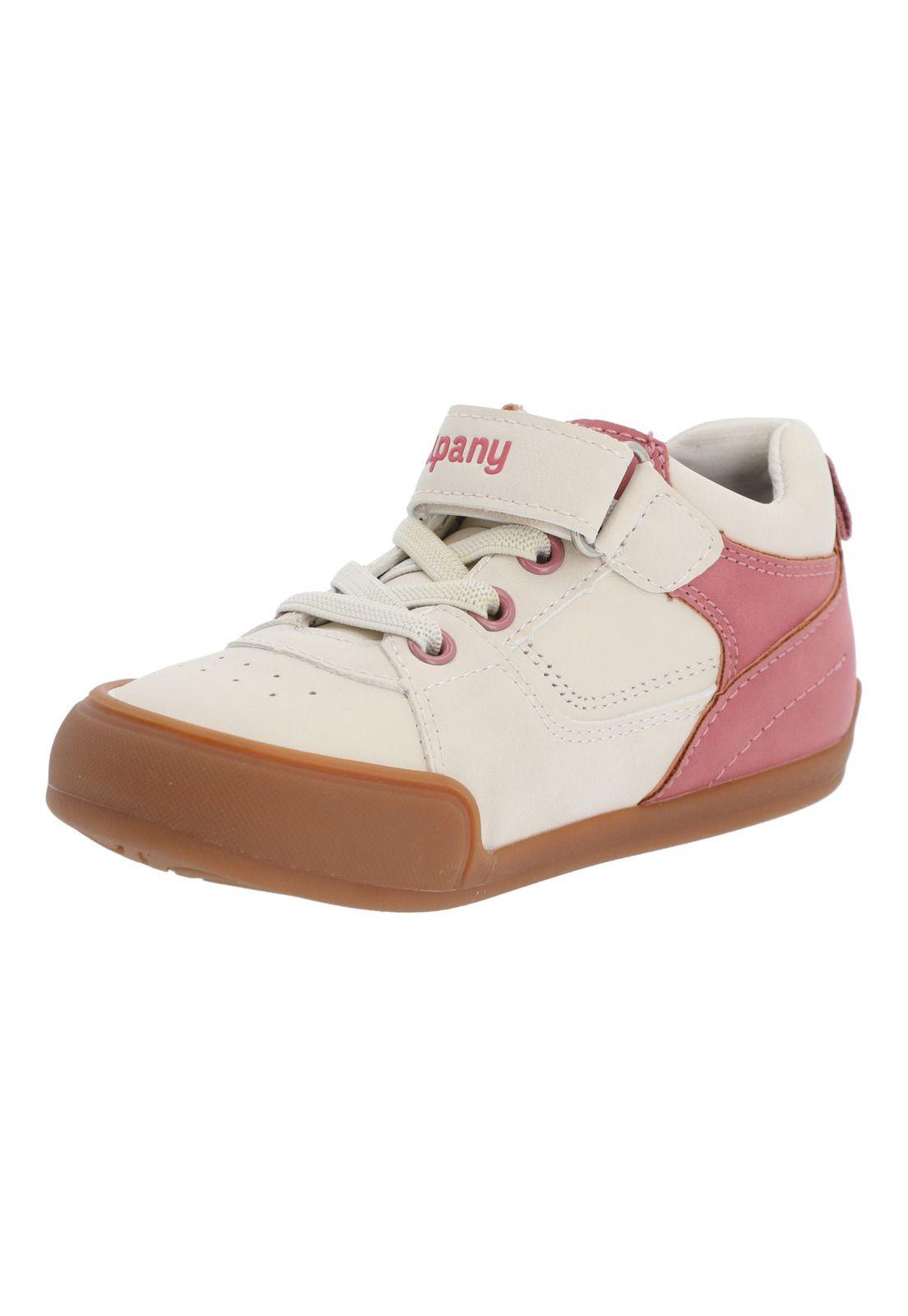 Zapatilla Cuero Ergonómica Nina Kansas Rosado-6