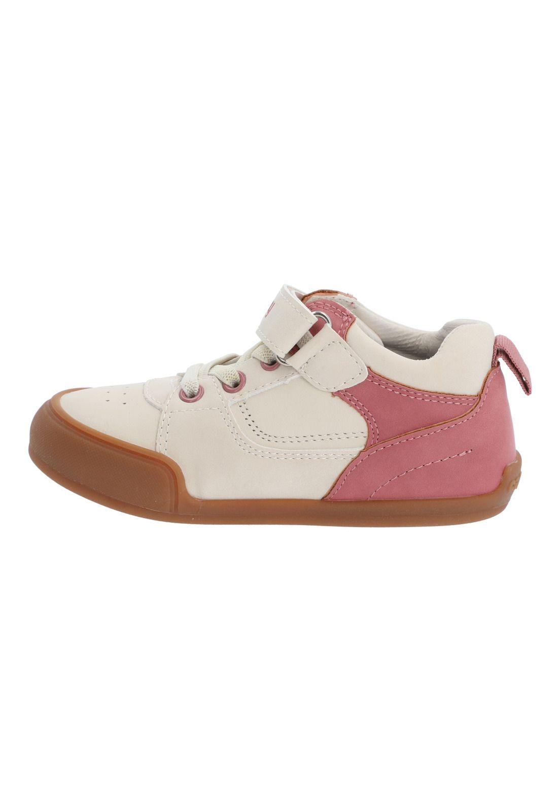 Zapatilla Cuero Ergonómica Nina Kansas Rosado-7