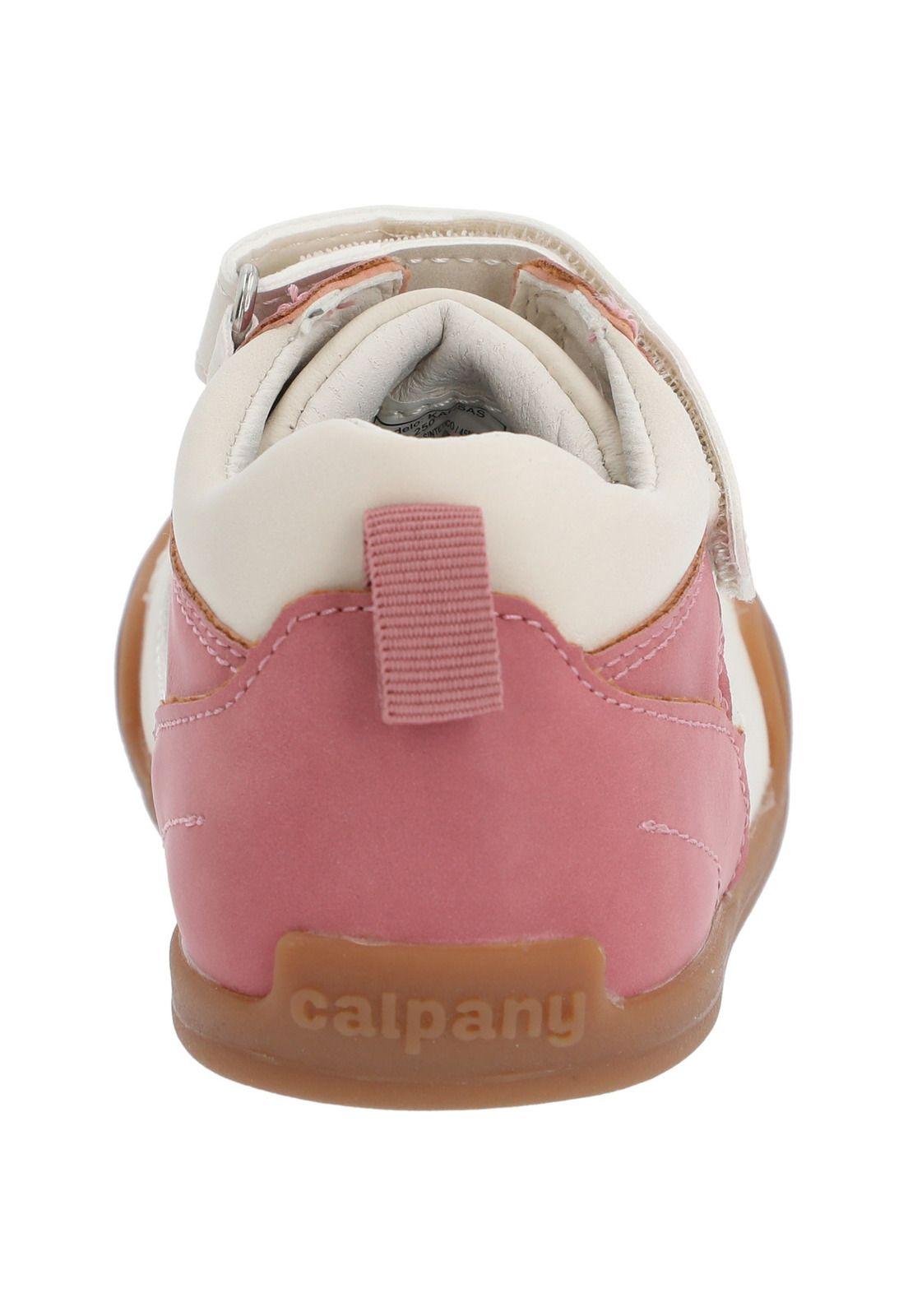 Zapatilla Cuero Ergonómica Nina Kansas Rosado-8