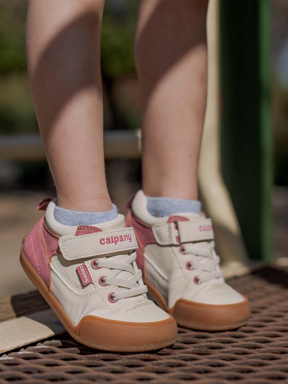 Zapatilla Cuero Ergonómica Nina Kansas Rosado-3