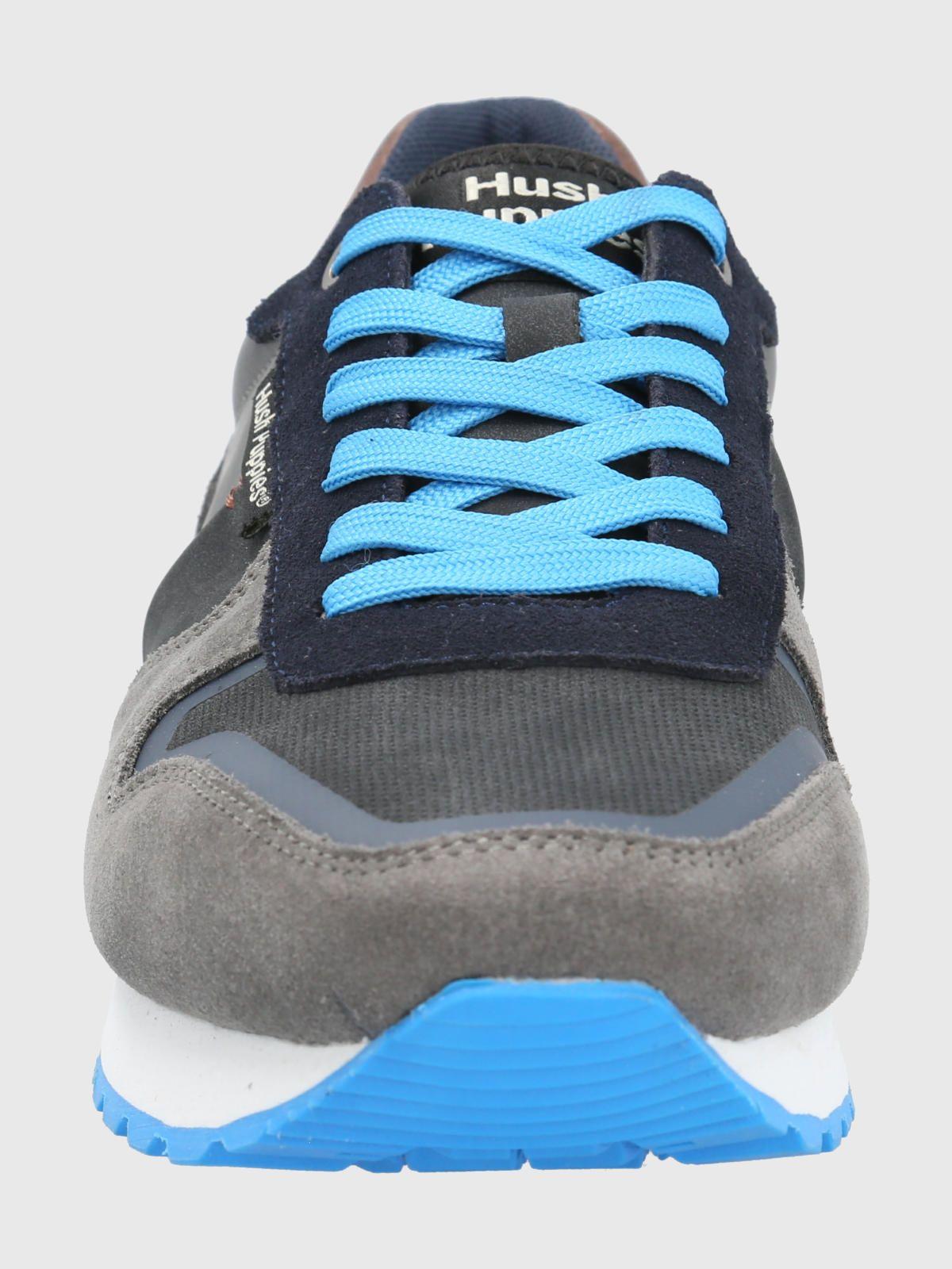 Zapatilla Cuero Hombre Tracer Gris-3