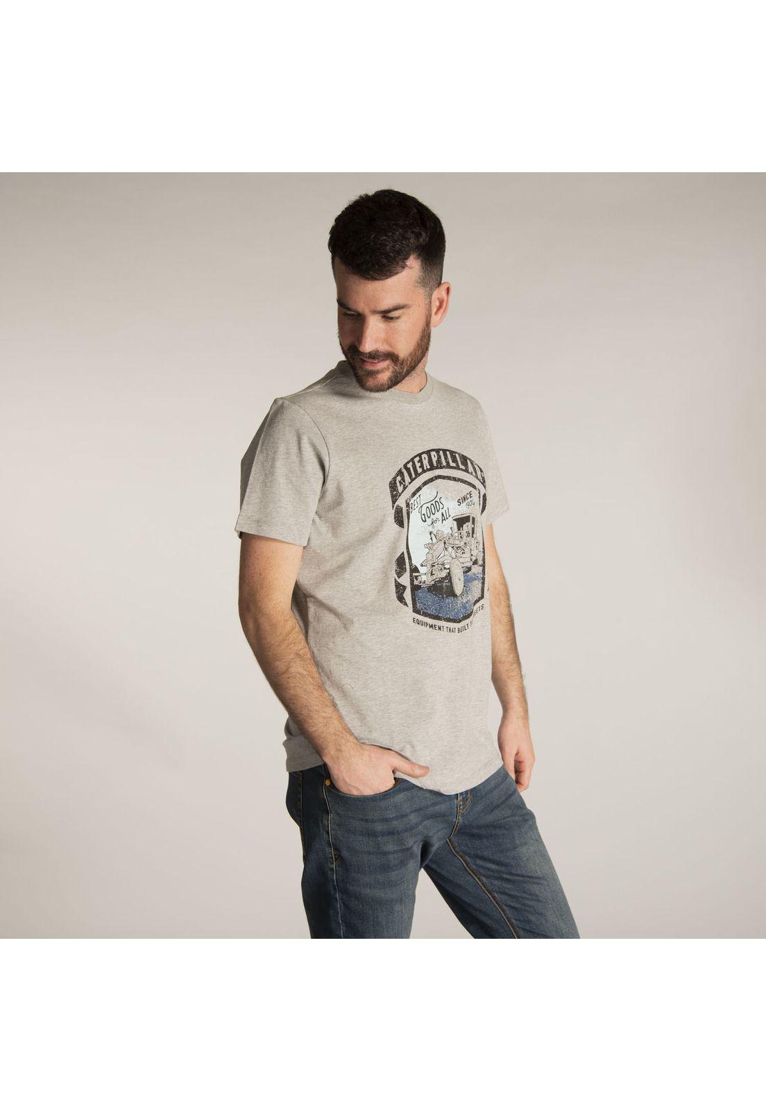 Polera M/C Hombre Best Goods Ribbon Te Gris-1