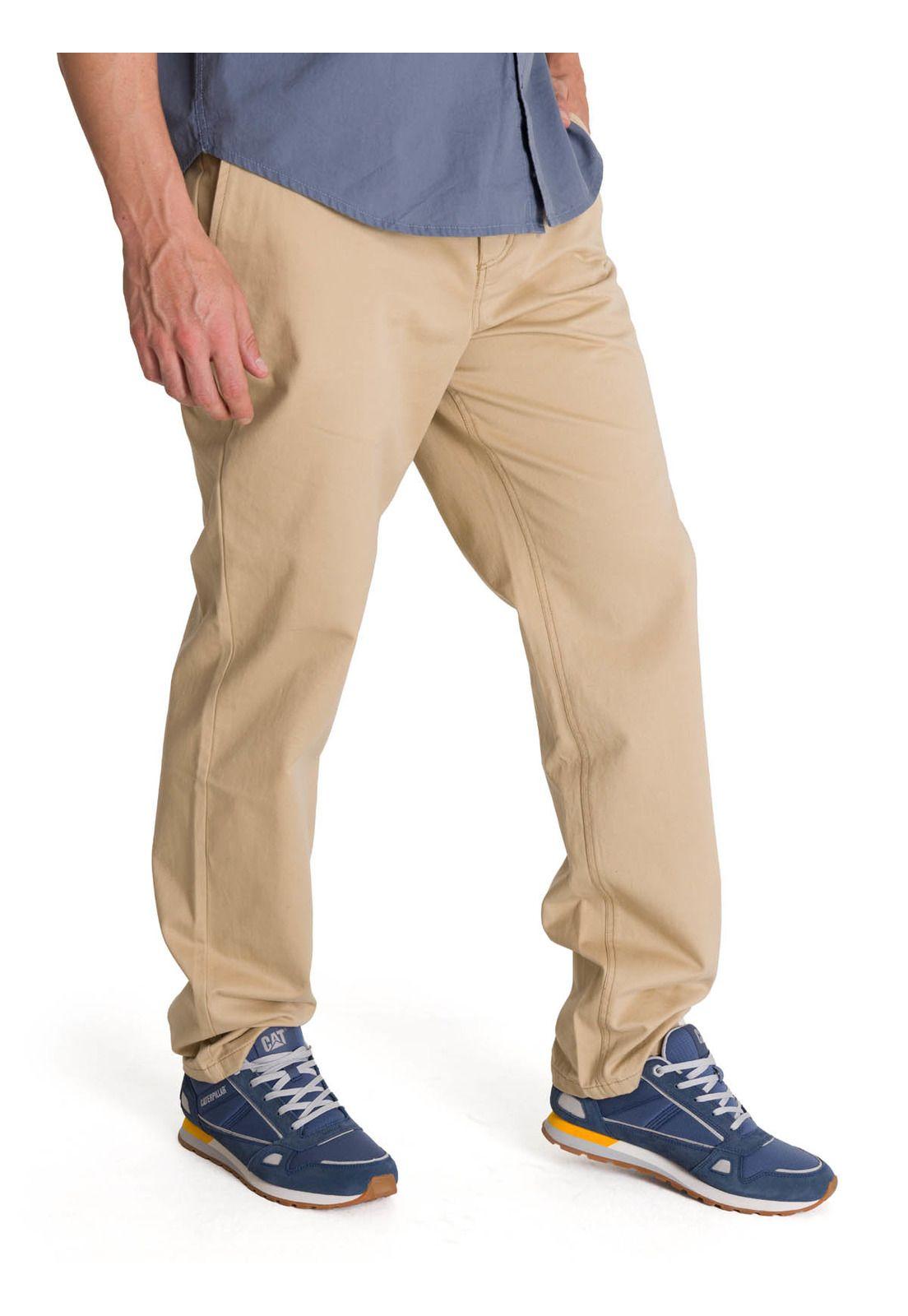 Pantalón Hombre Straight Chino Beige-3