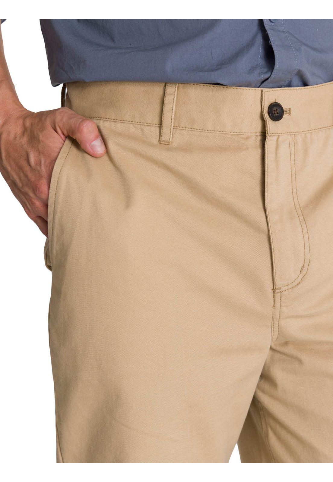 Pantalón Hombre Straight Chino Beige-5