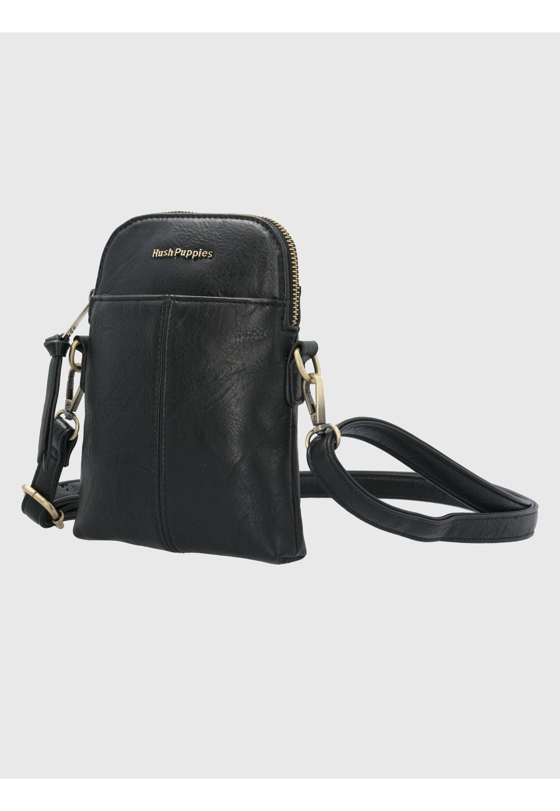 Cartera Ecocuero Negro Dalton Cross Mujer-1