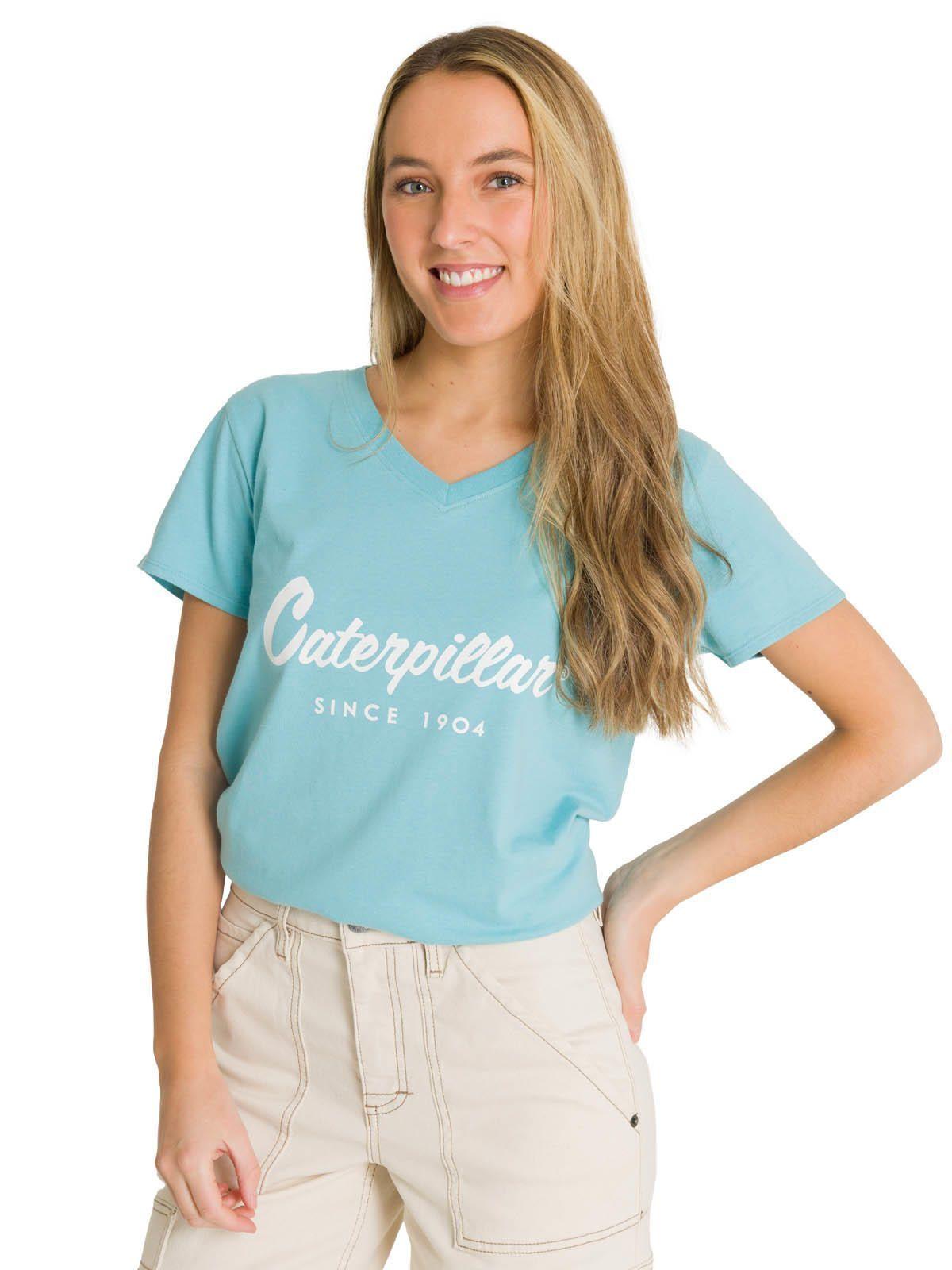 Polera Manga Corta Mujer Since 1904 Celeste-0