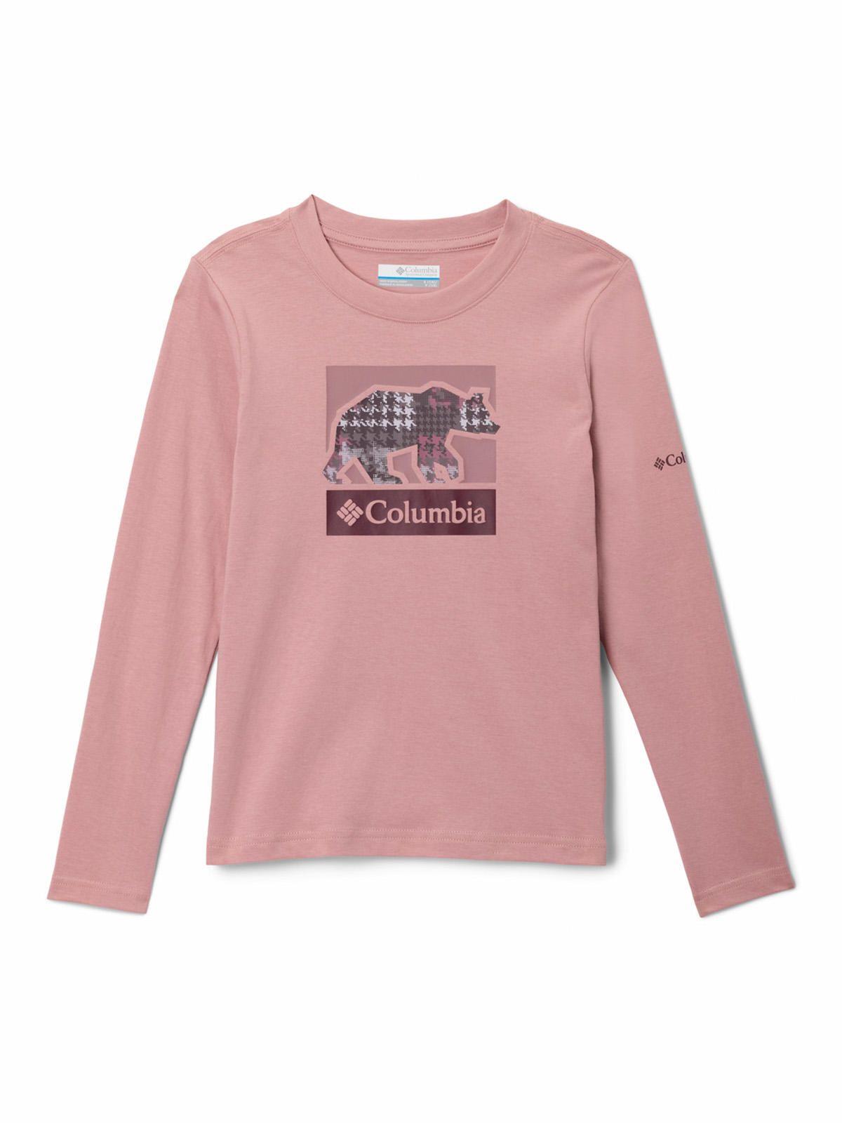 Polera ML Niña Hazeldel Hill Graphic Rosado-0