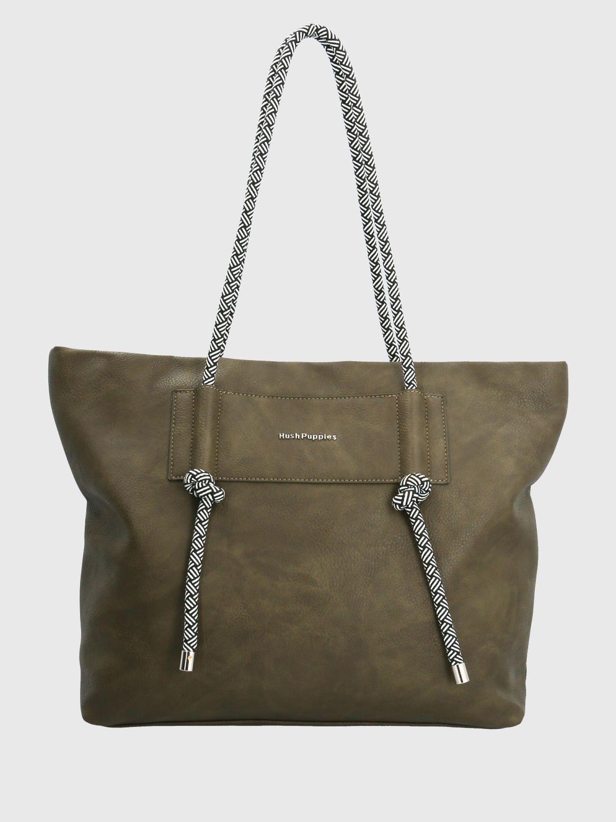 Cartera Ecocuero Mujer Cordy Tote Verde-0