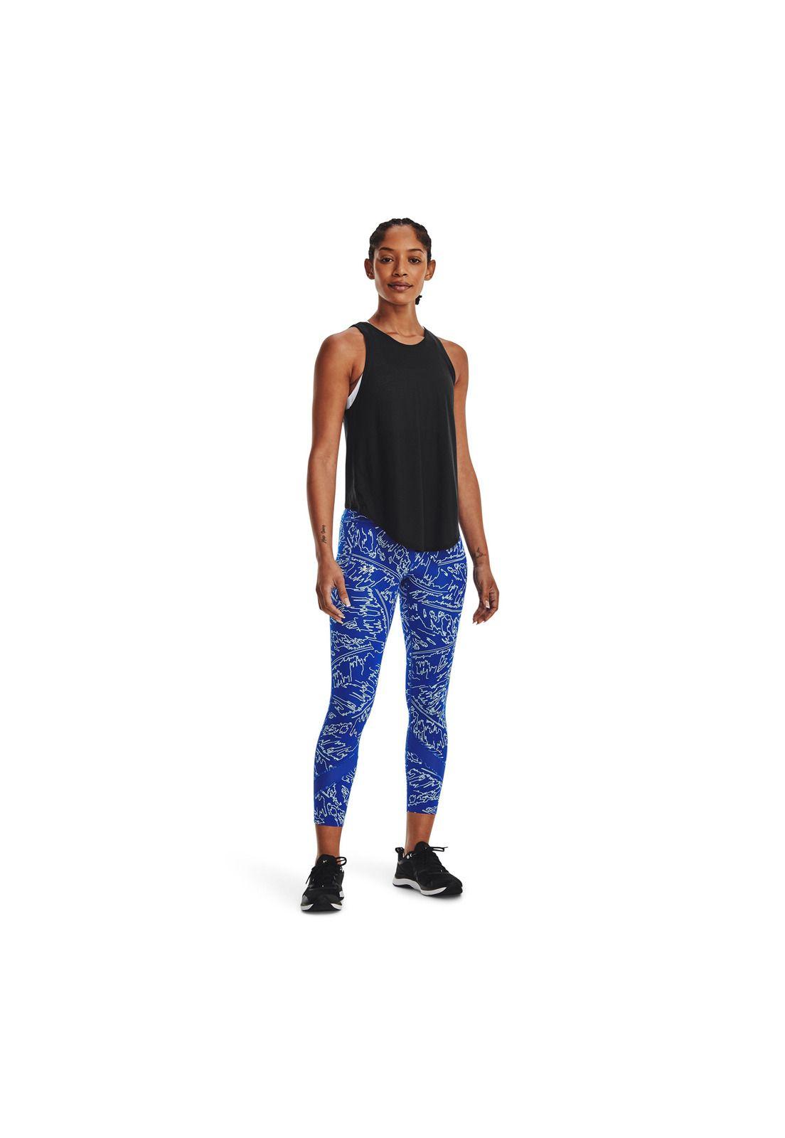 Calza Training Breathelux Printed Azul Mujer-5