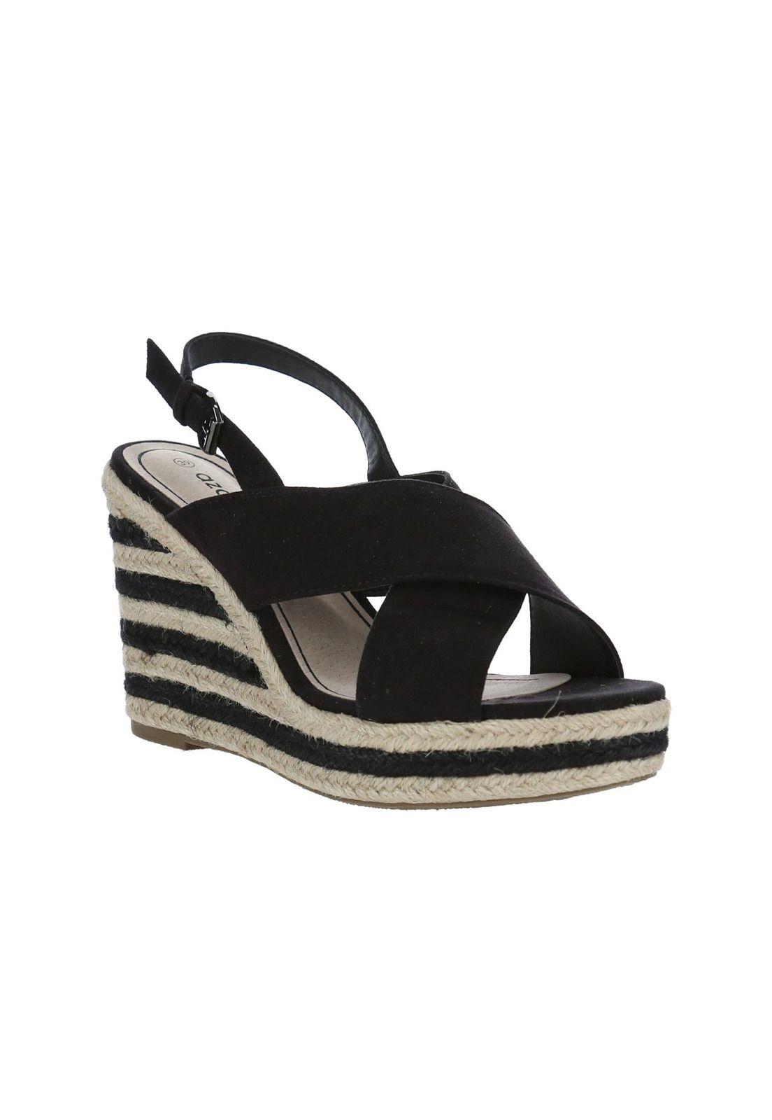 Sandalia Mujer Gluglu Negro-1