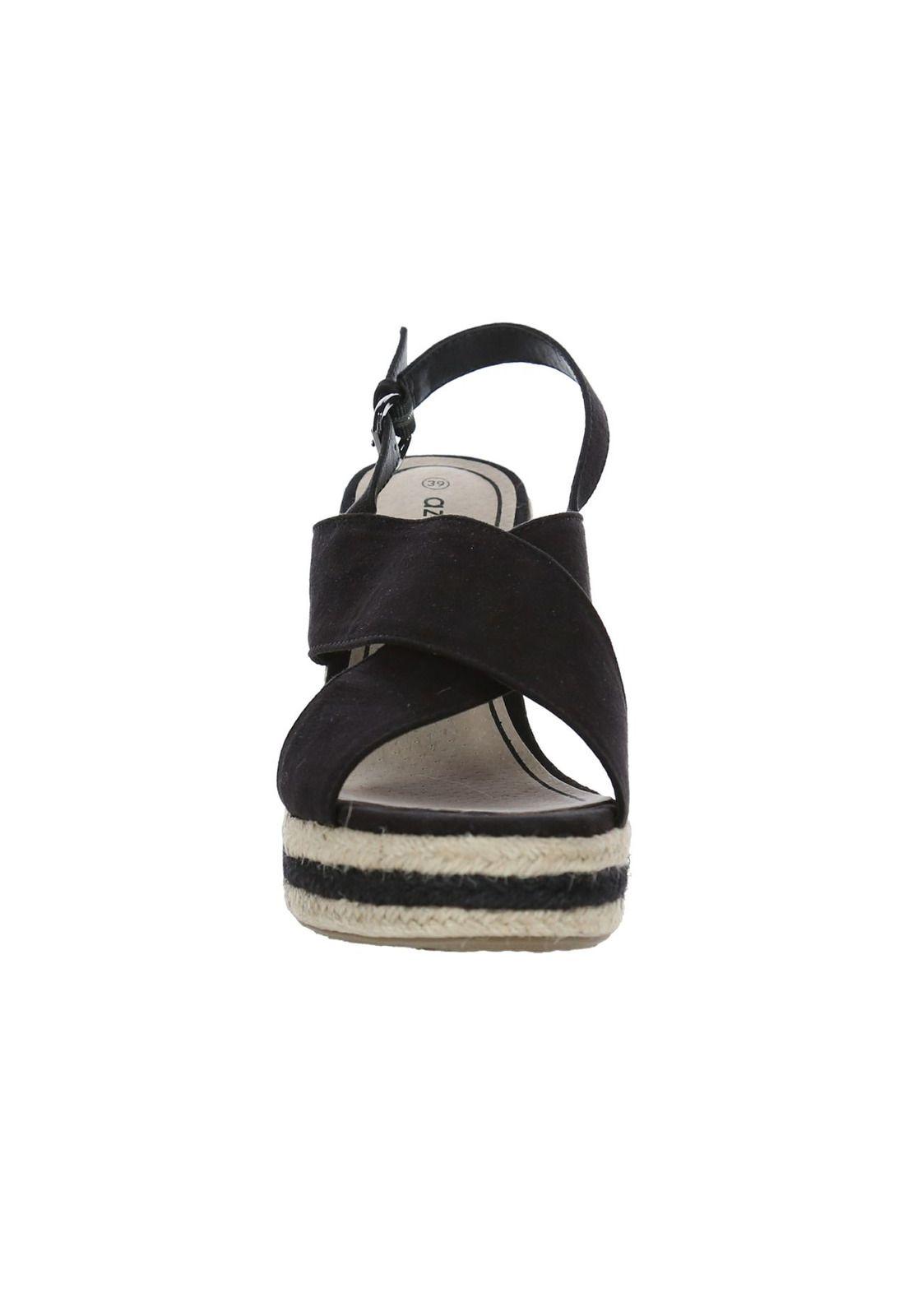Sandalia Mujer Gluglu Negro-2