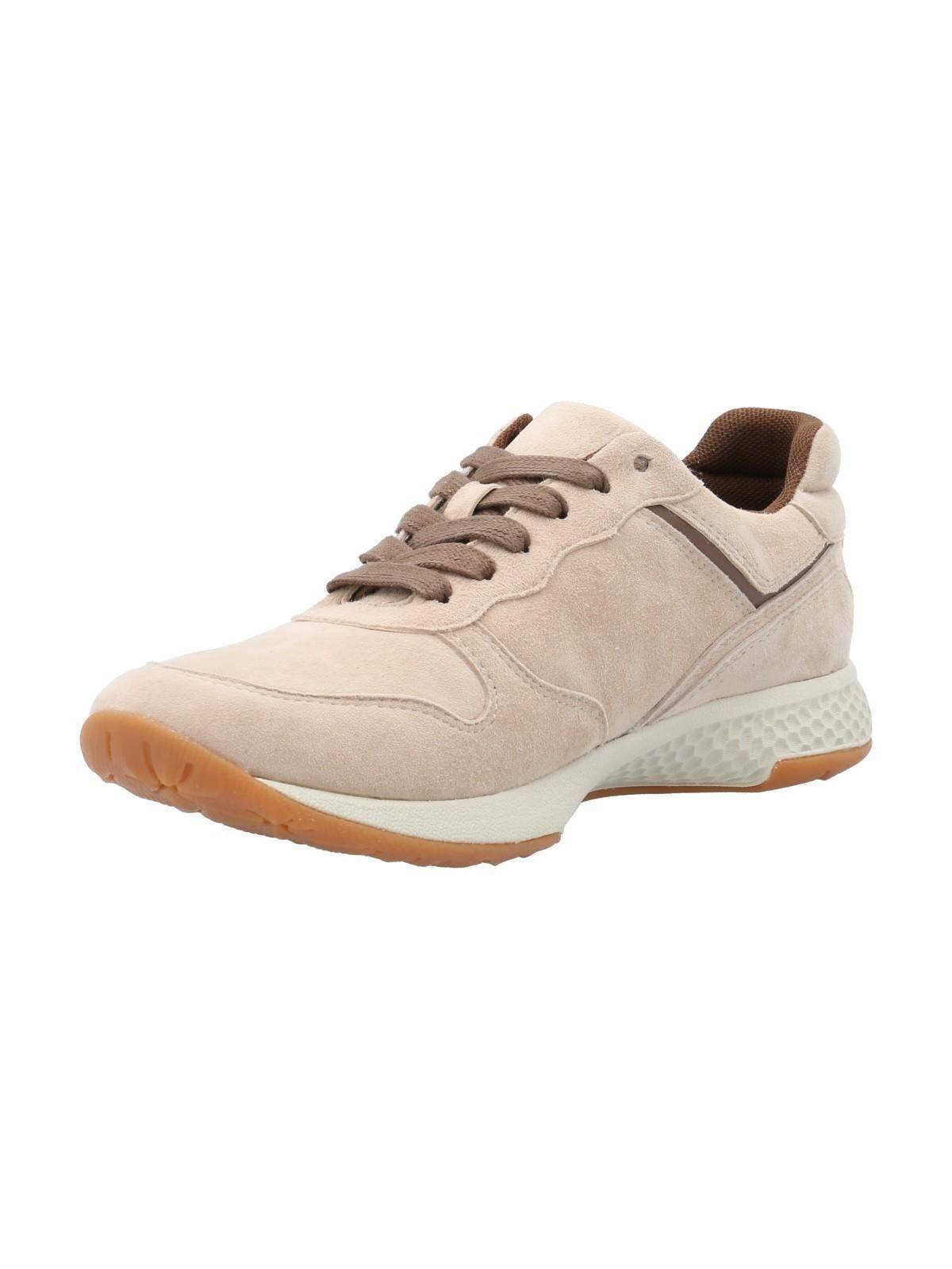 Zapatilla Cuero Mujer Kansas Beige-4