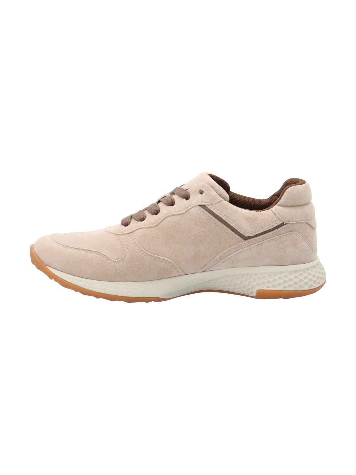 Zapatilla Cuero Mujer Kansas Beige-5