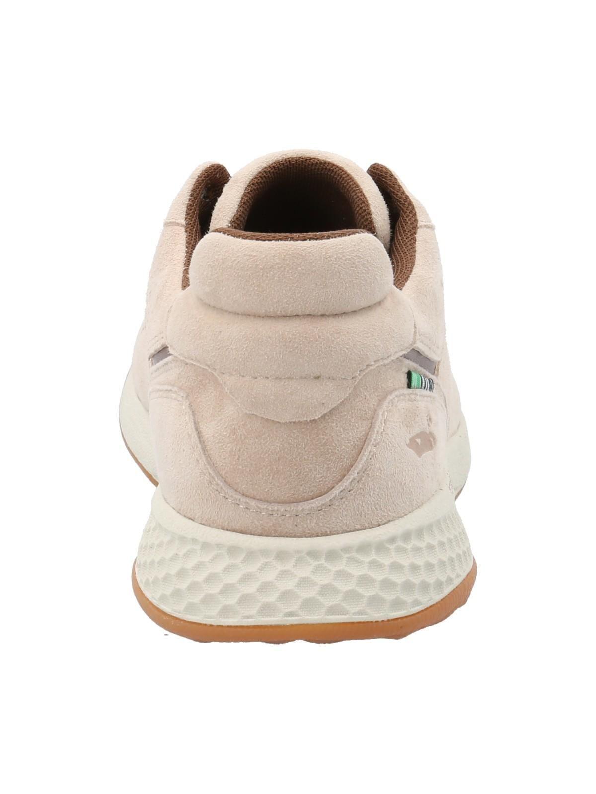 Zapatilla Cuero Mujer Kansas Beige-6