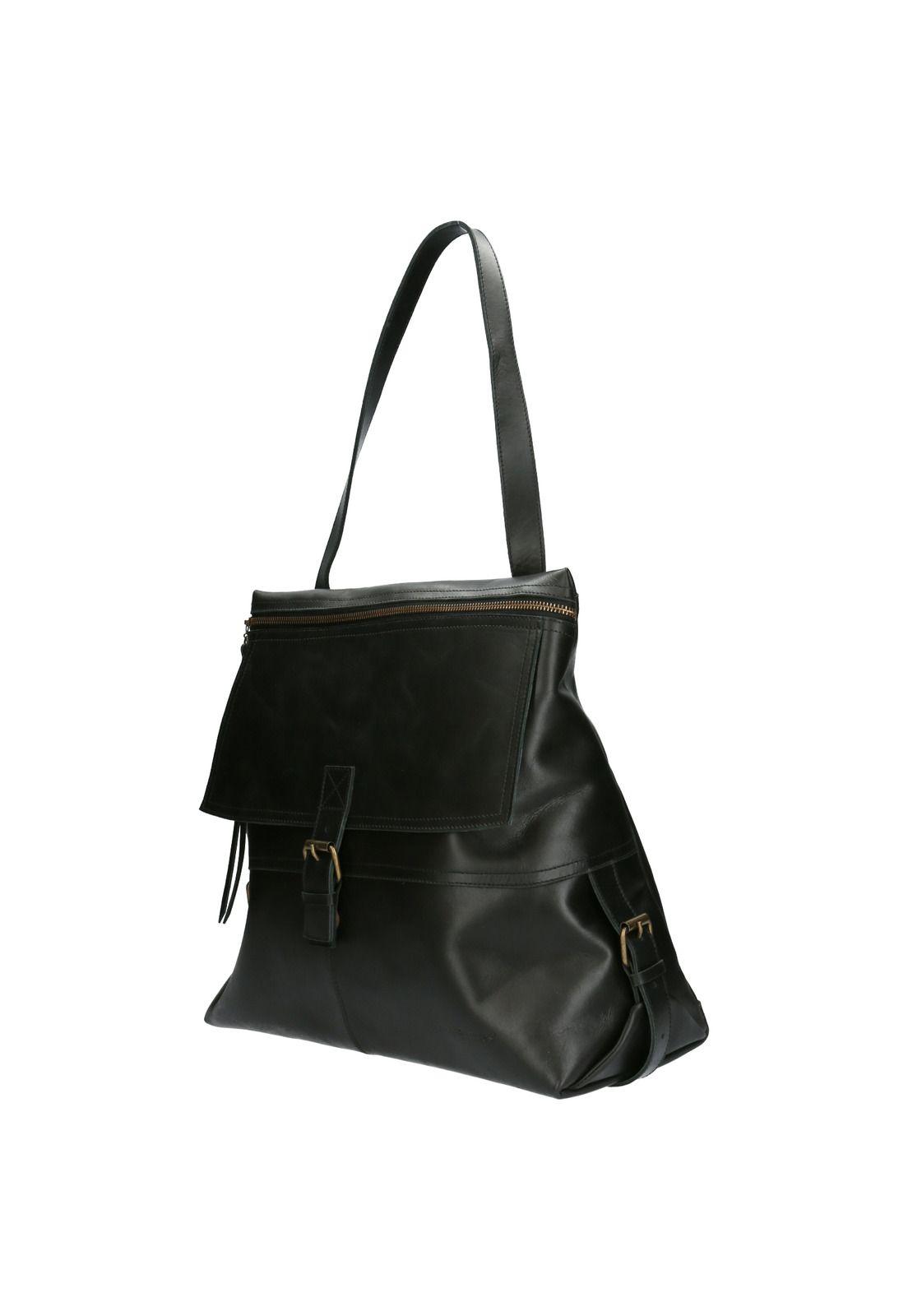 Cartera Mujer Lauren Back Negro-1