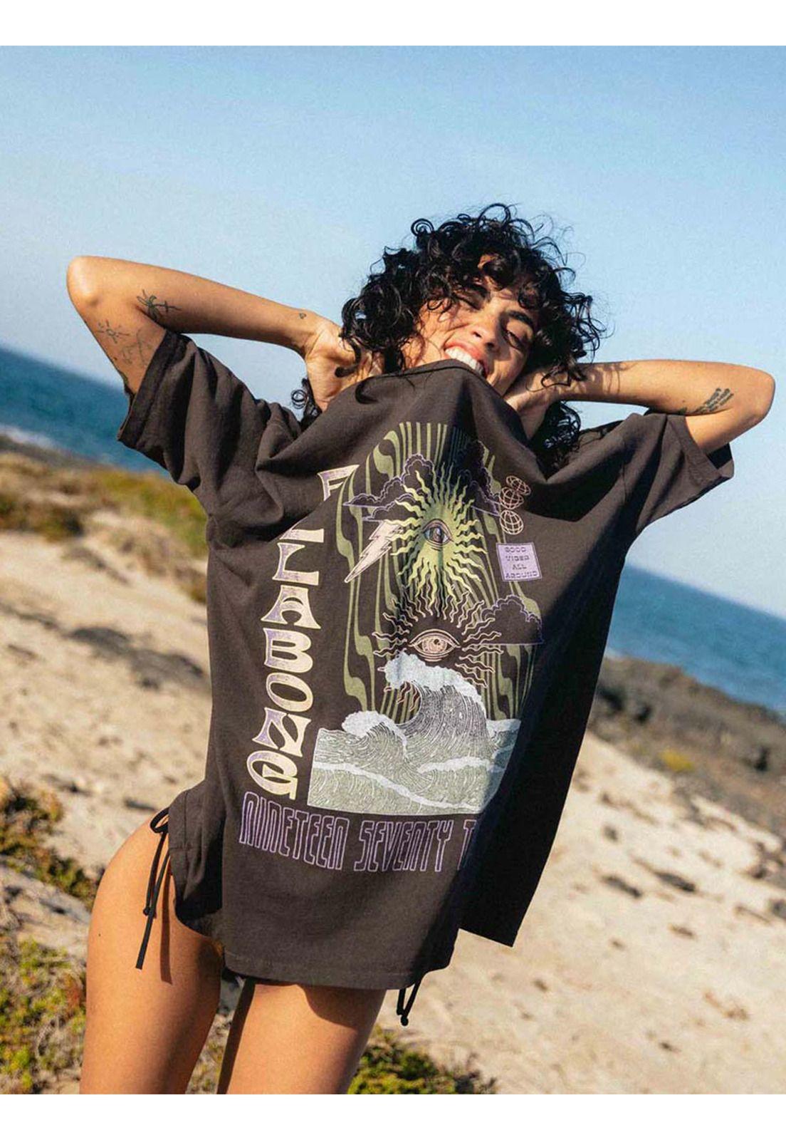Polera Mujer Swell Trip Negra Billabong-6