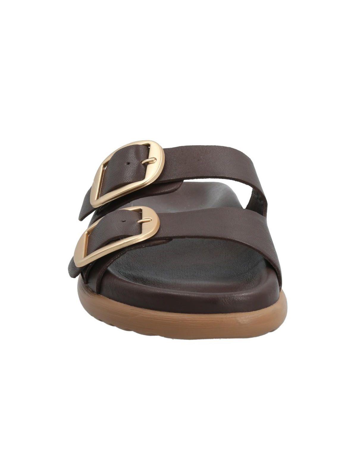 Sandalia Cuero Mujer Dalian Café-3