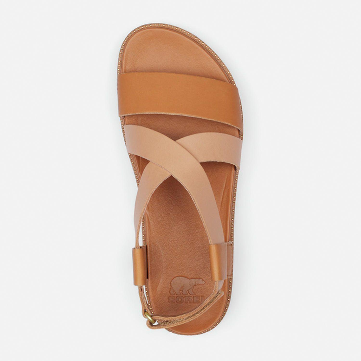 Sandalia Roaming Criss Cross Camel Mujer-4