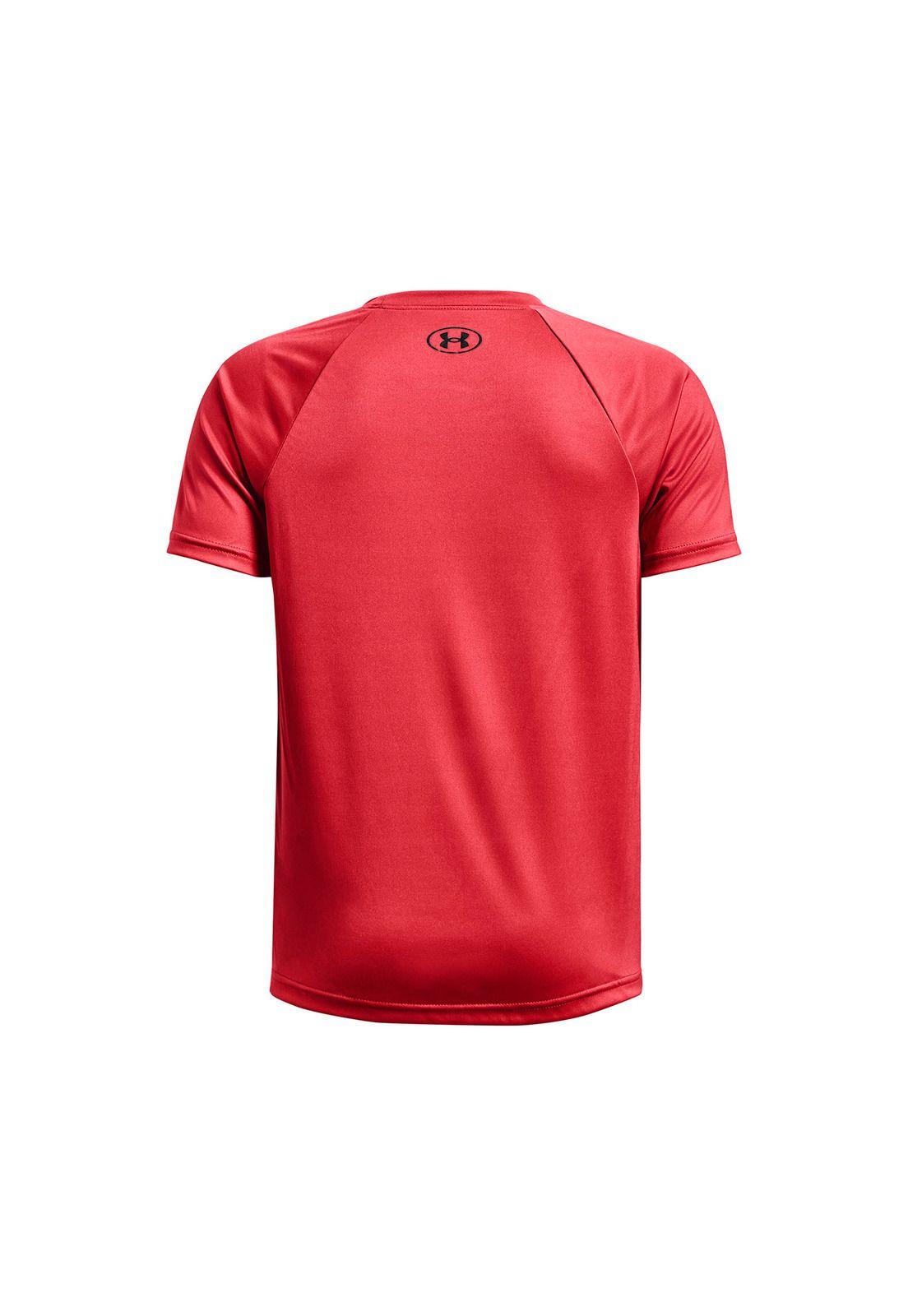 Polera M/C Training Tech™ Hybrid Print Fill Rojo Niño-1