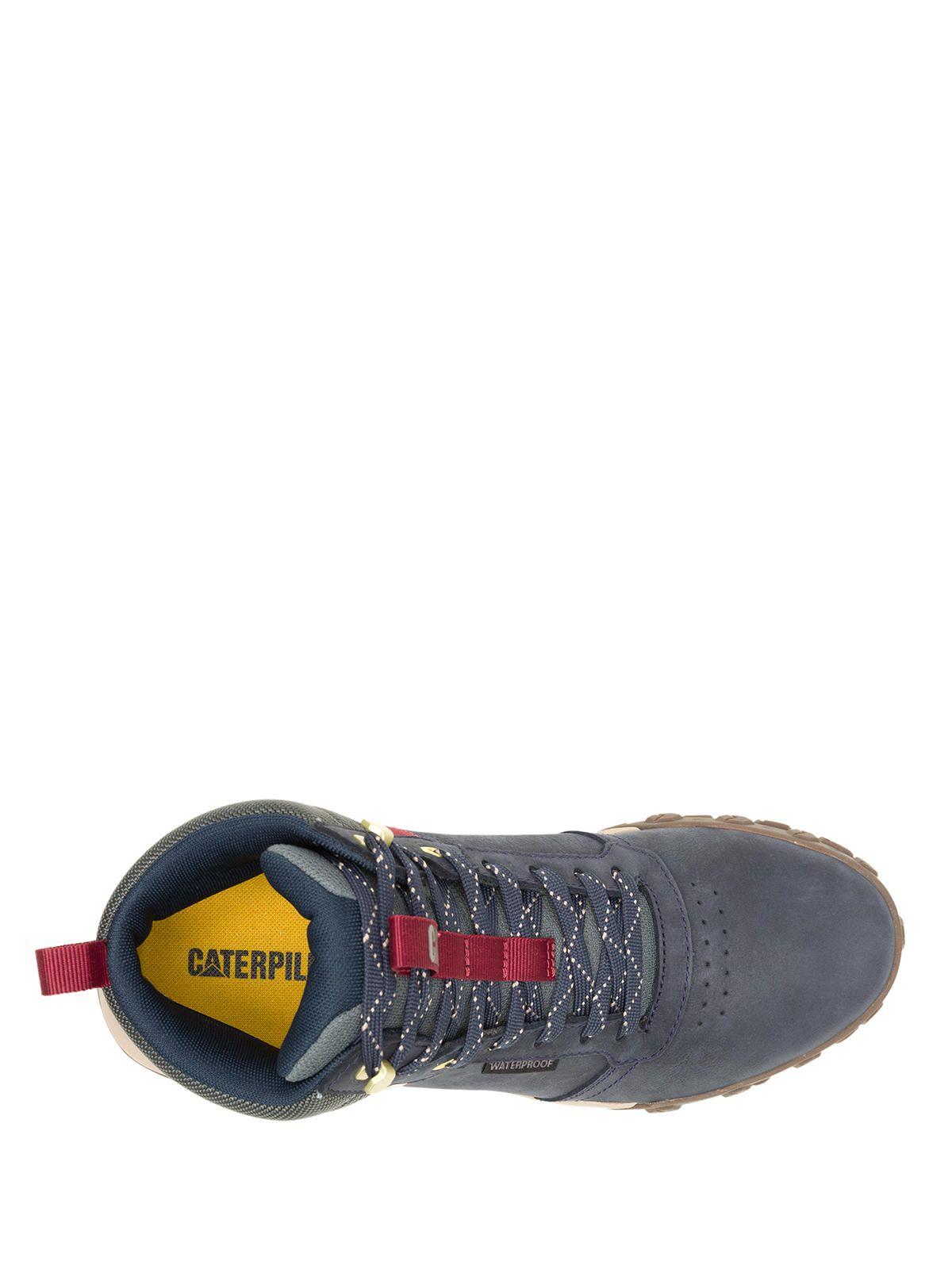 Zapatilla C/Caña Cuero Hombre Hex Ready Mid Wp Azul-6