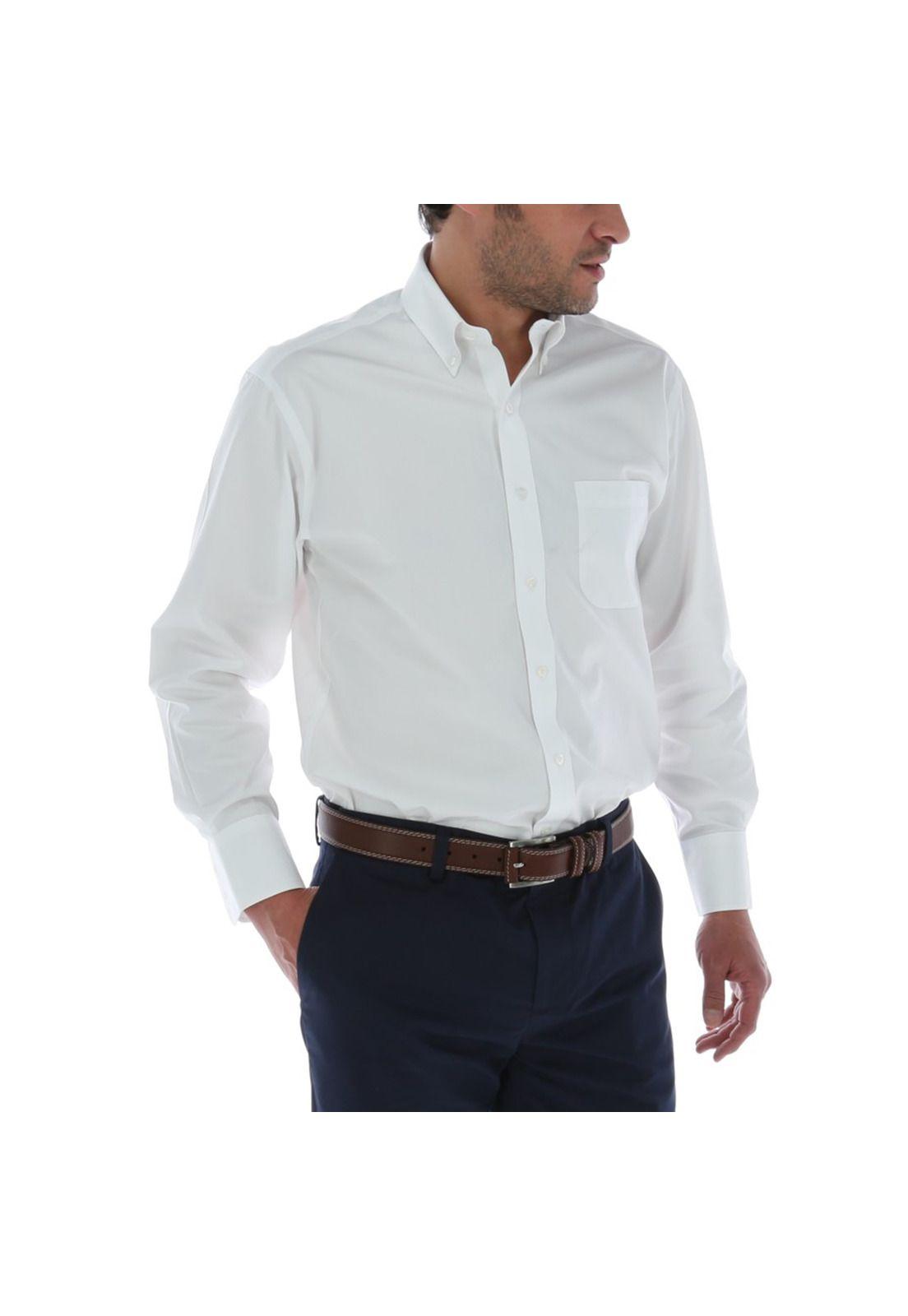 Camisa Algodón Worpb Blanco Hombre Rockford-2