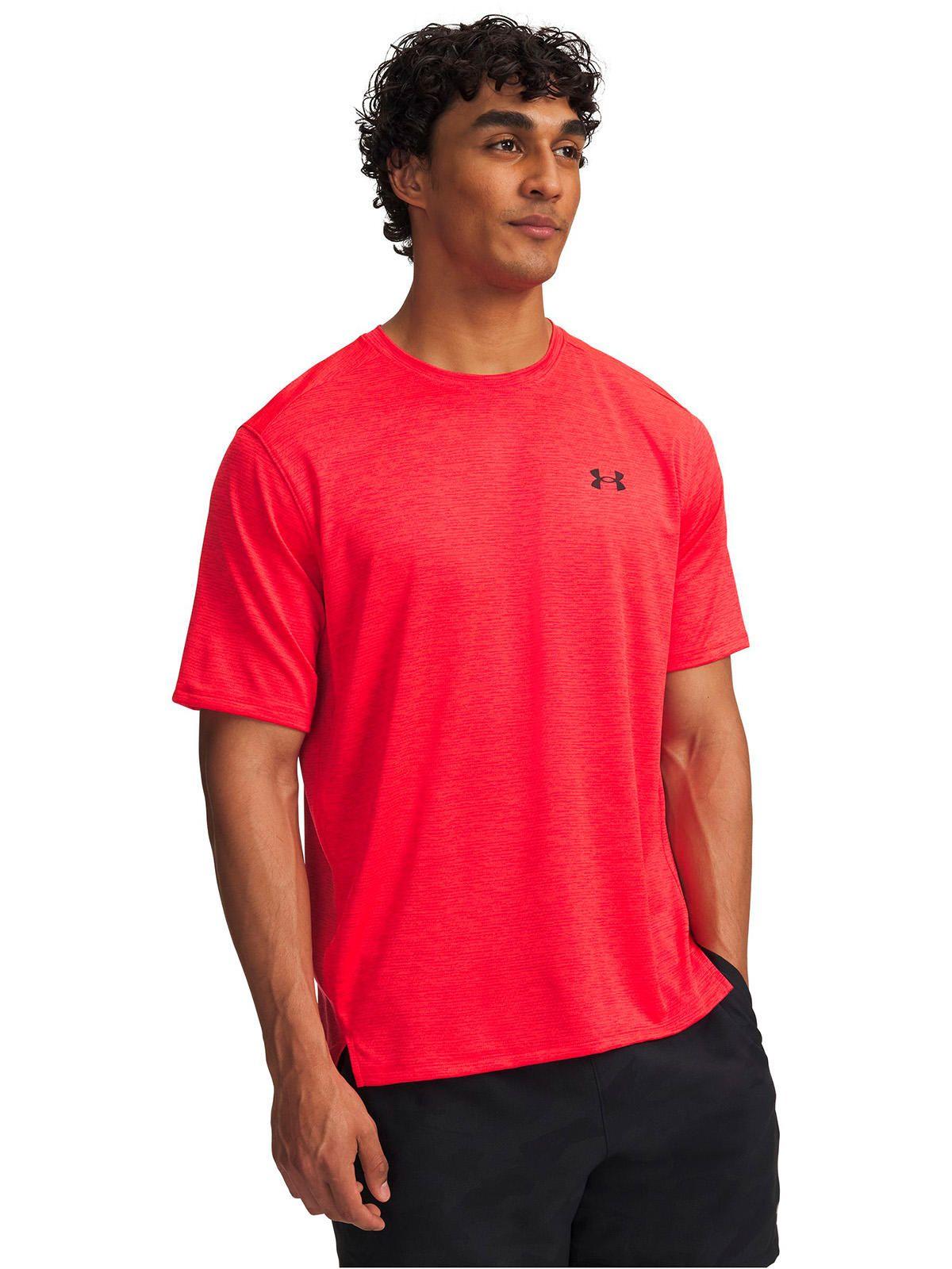 Polera manga corta Tech Vent rojo Hombre-0