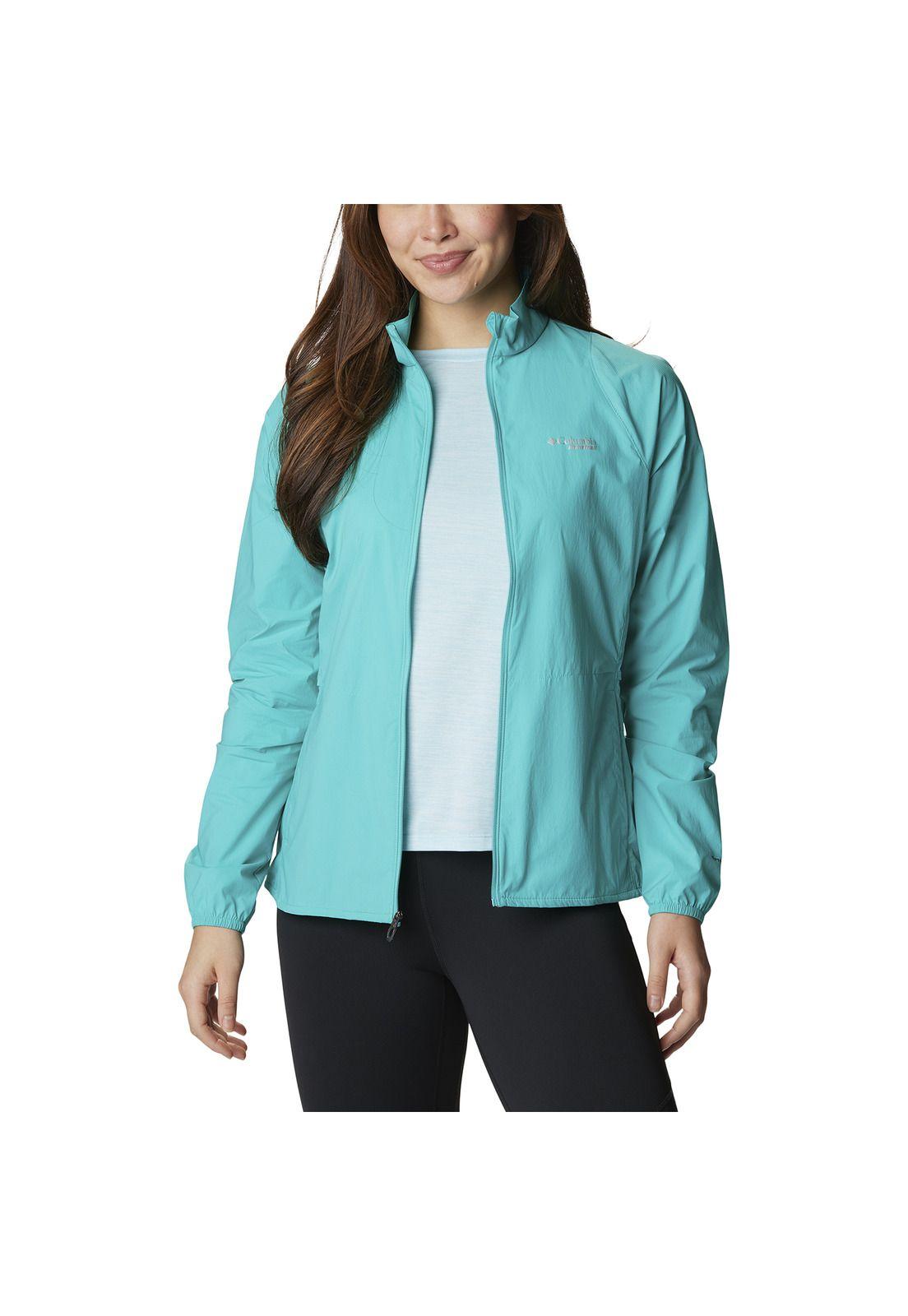 Cortaviento W Endless Trail Wind Turquesa Mujer-0