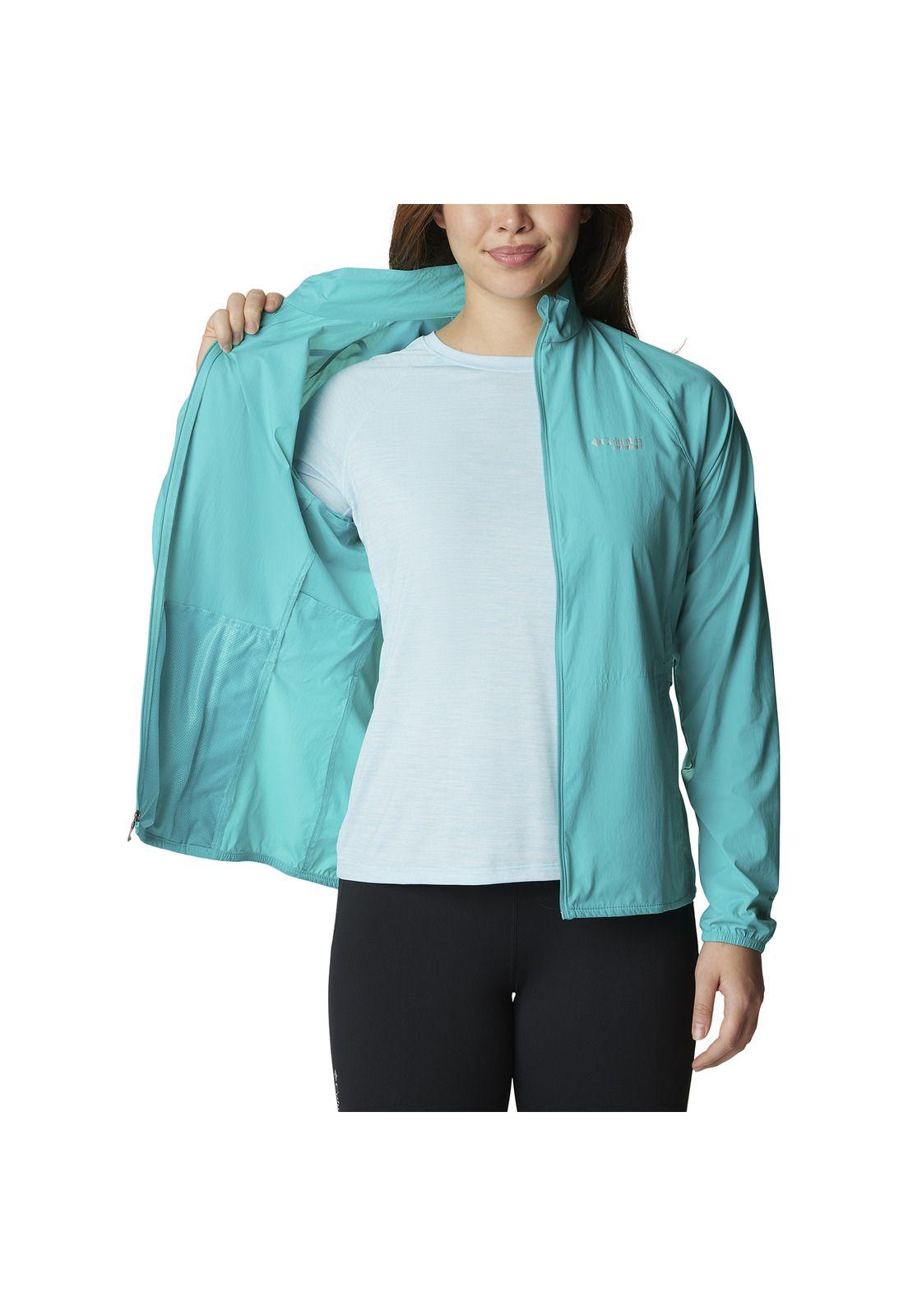 Cortaviento W Endless Trail Wind Turquesa Mujer-1